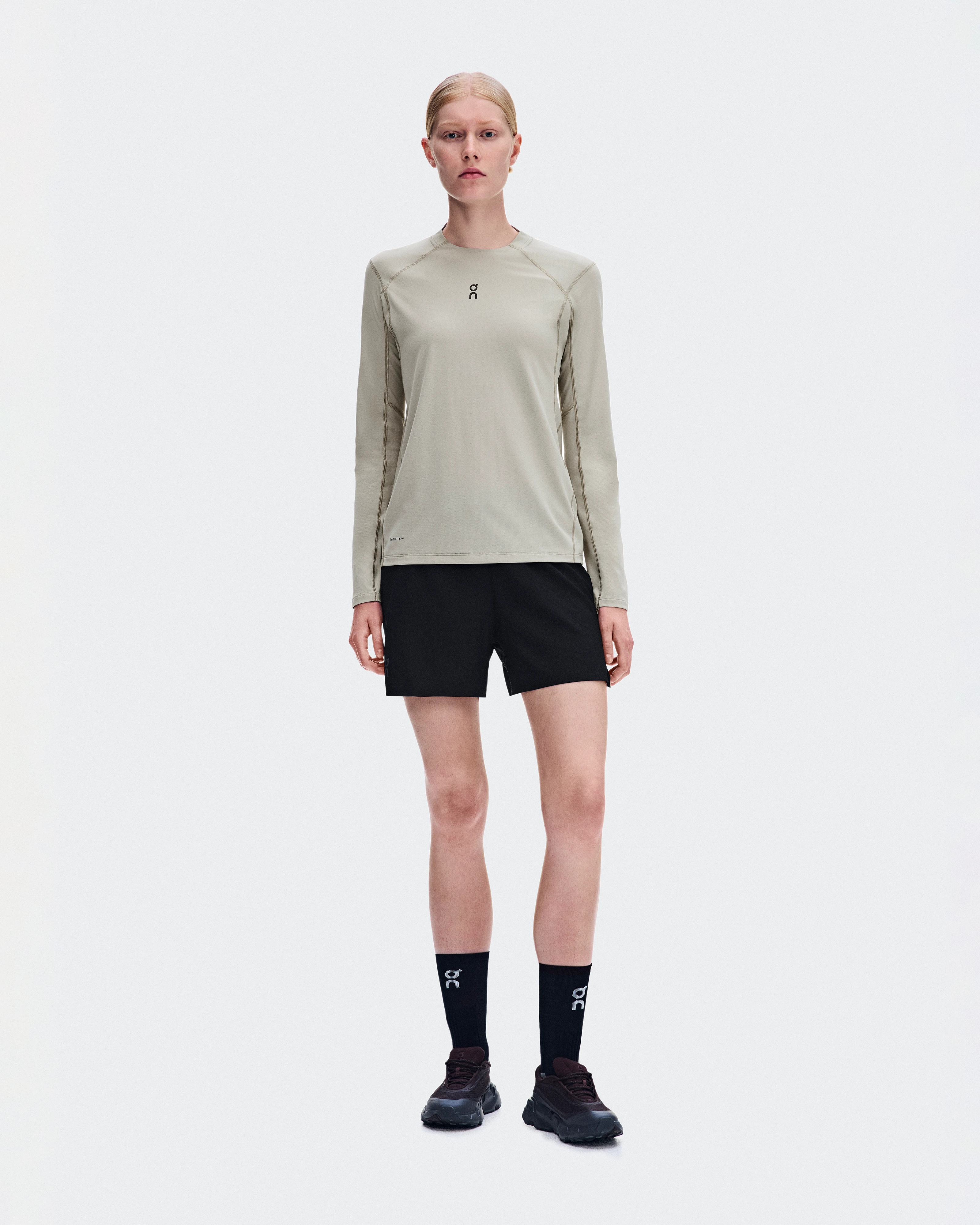 On Trail Long-T Solar Brume Femme Running de trail