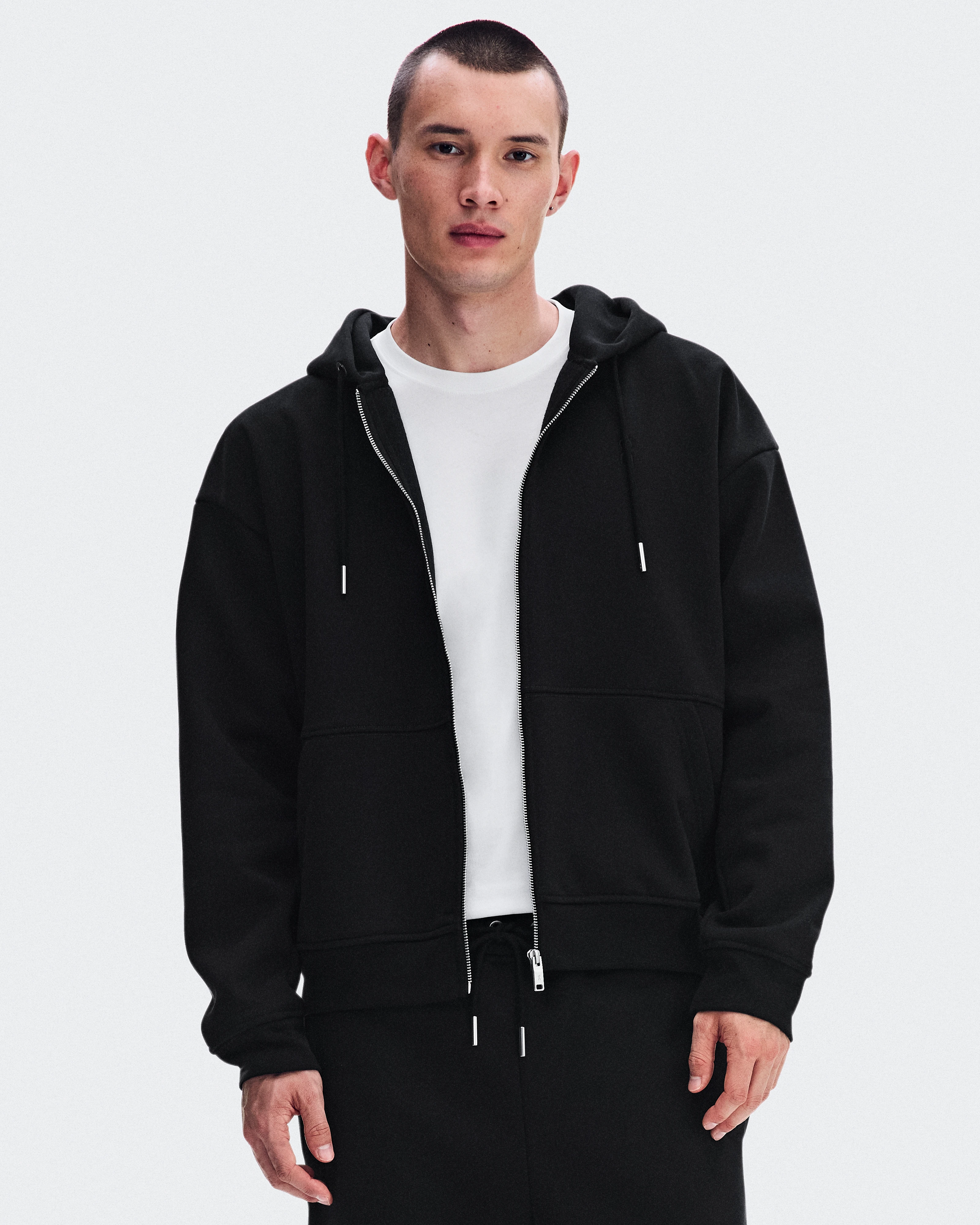 On Club Collective Full Zip Runner Black Homme Sweats à capuche et sweats