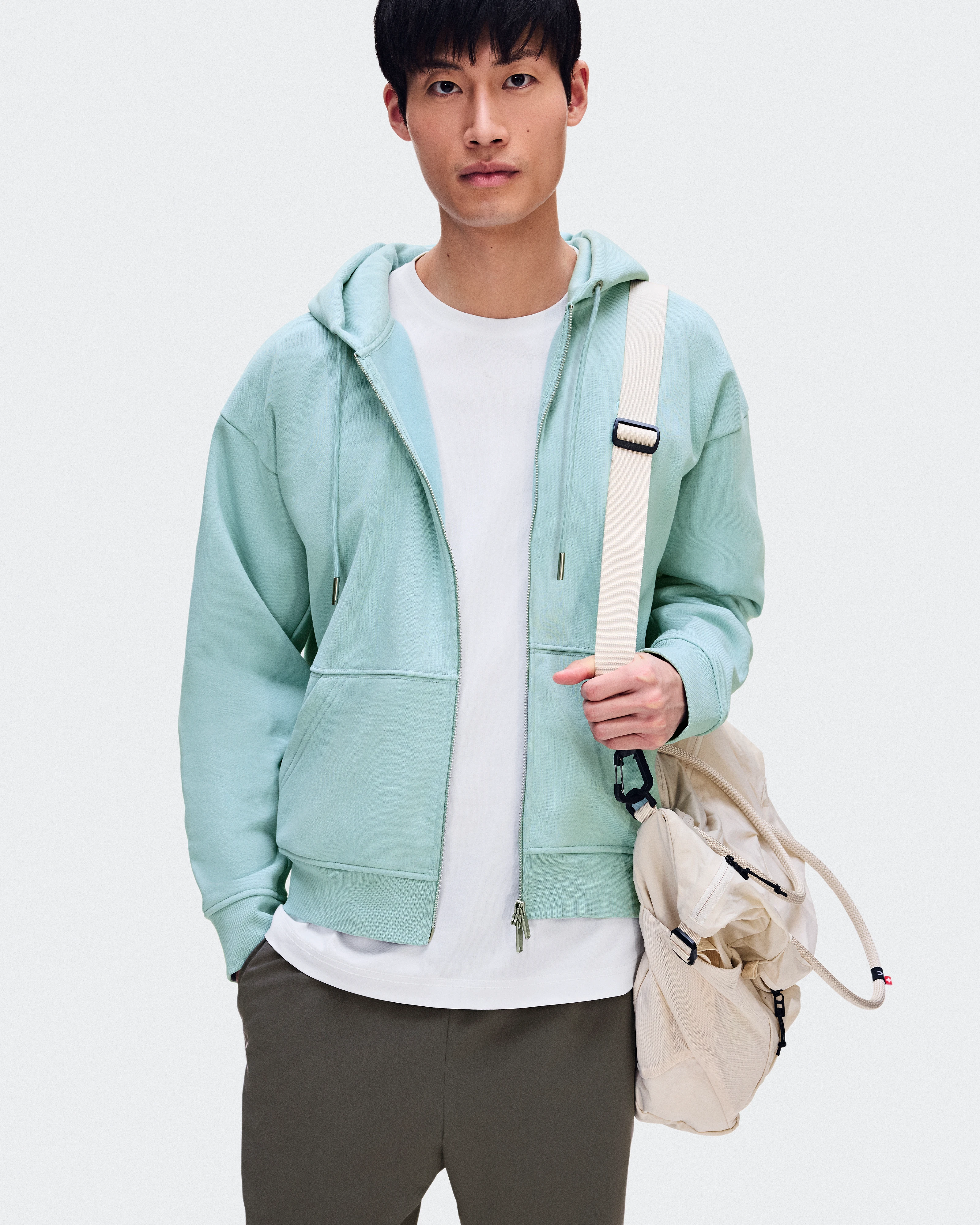 On Club Collective Full Zip Hoodie Brook Homme Sweats à capuche et sweats