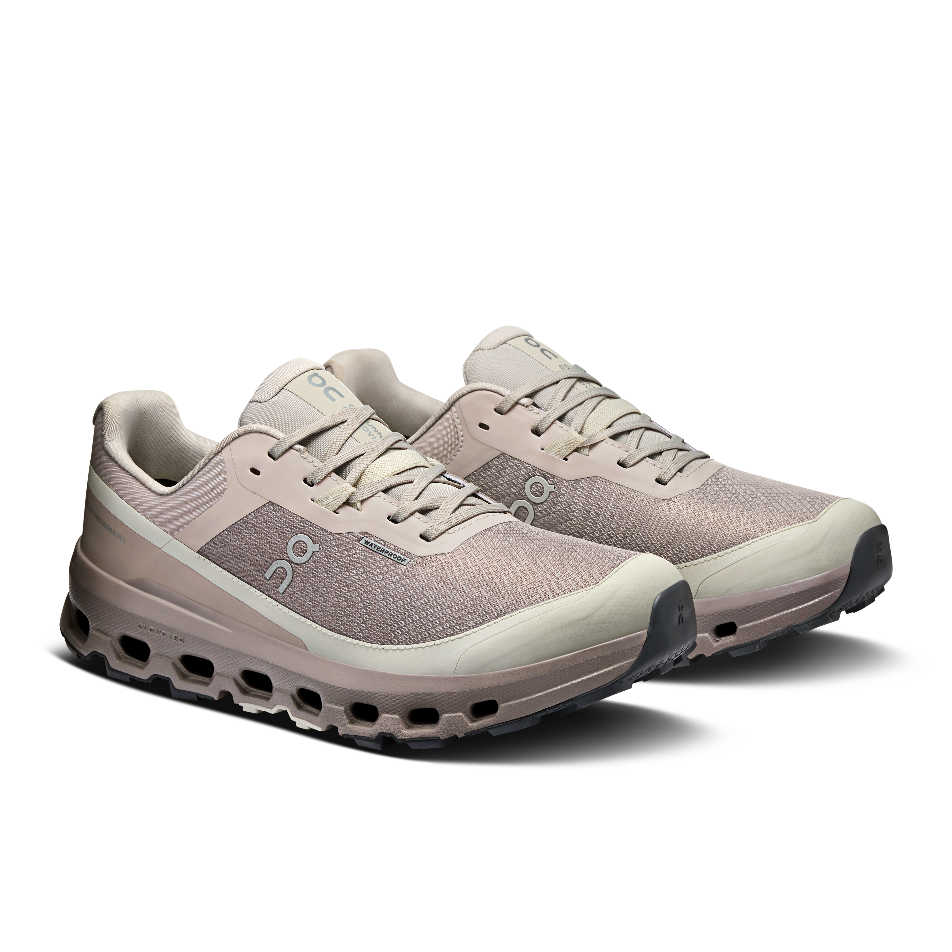 On Cloudvista 2 Waterproof Fog & Cinder Femme Running de trail Chaussures