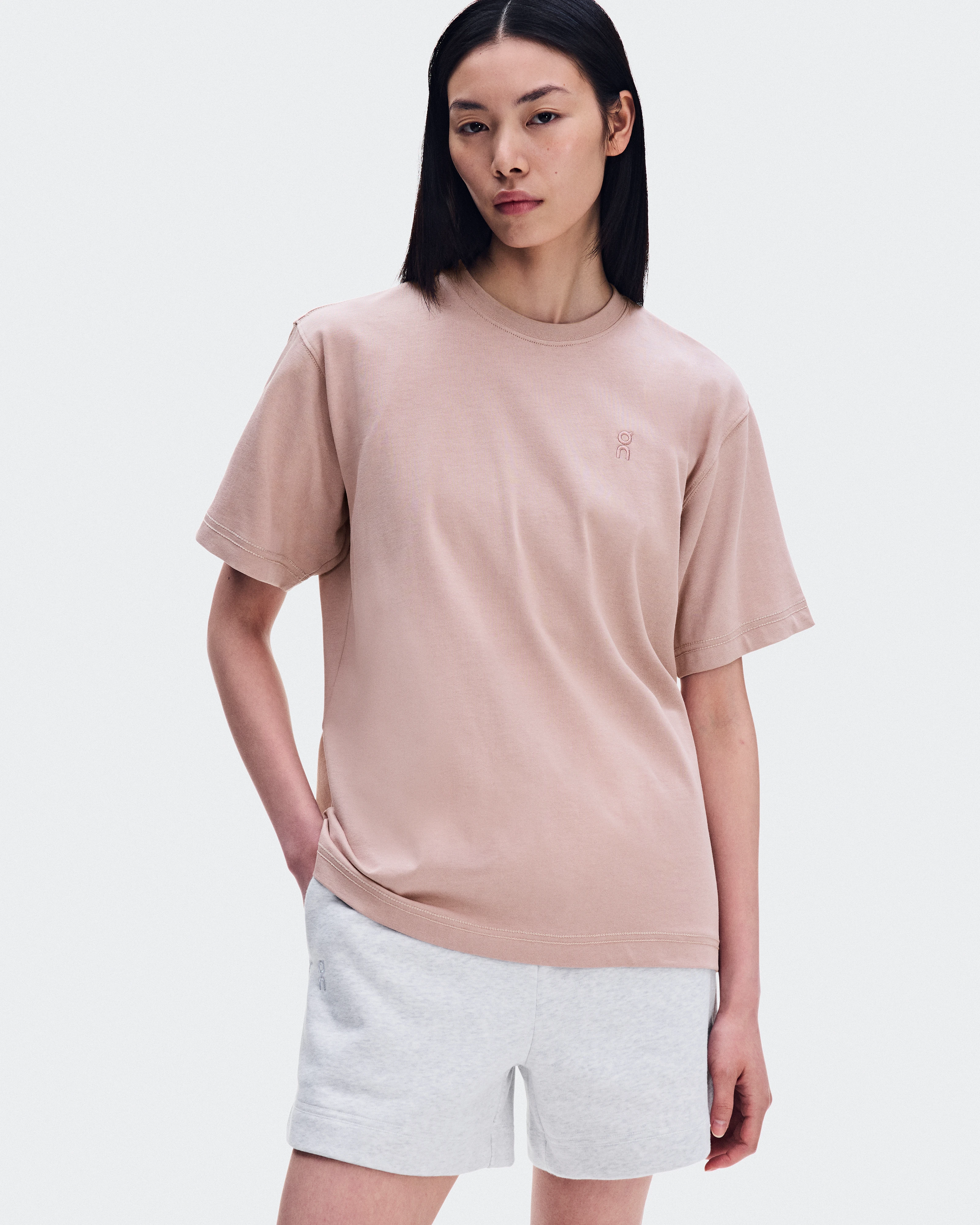 On Club Collective-T Ascent Biscuit Femme Hauts et t-shirts