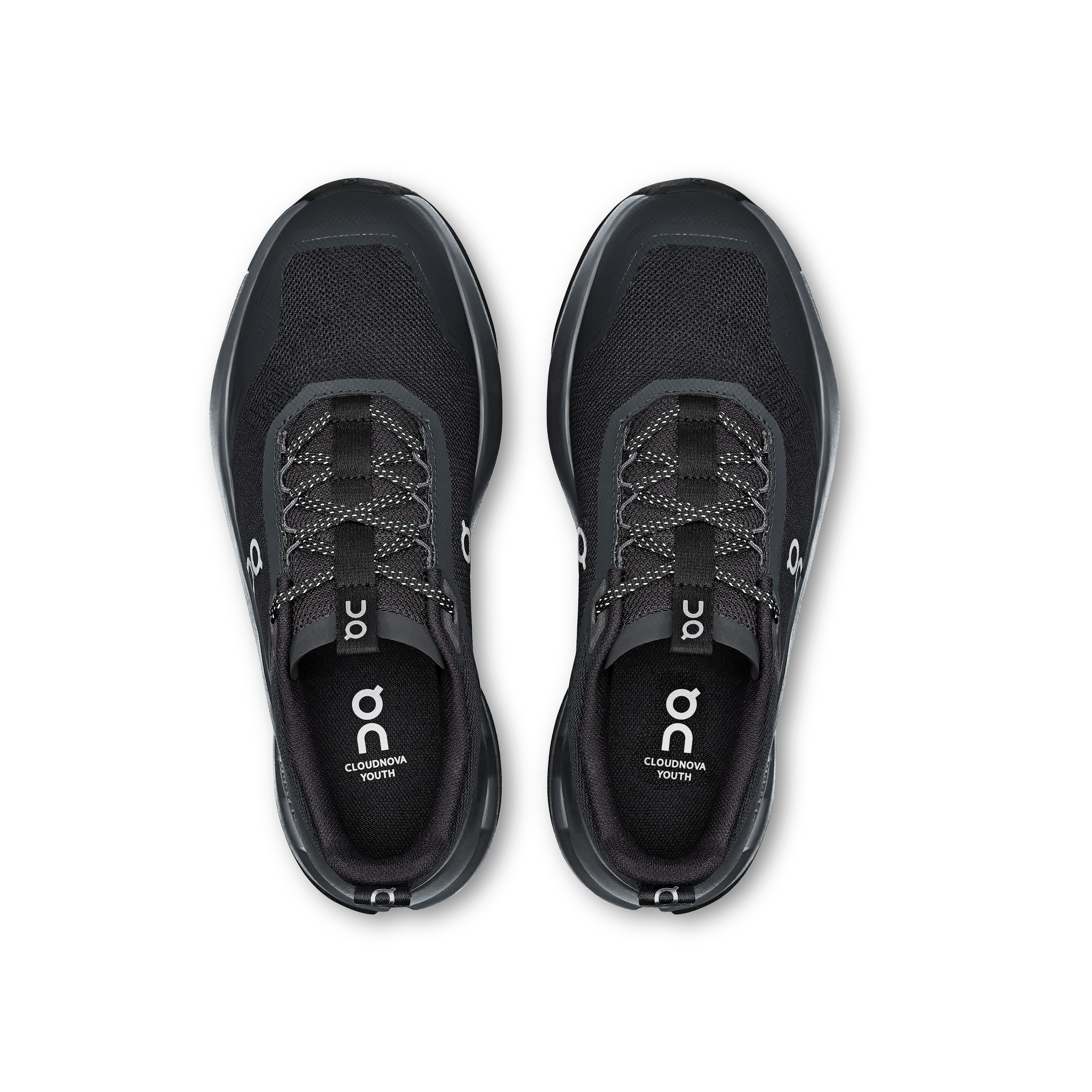 On Cloudnova Youth Black & Eclipse Ados Active Life Chaussures