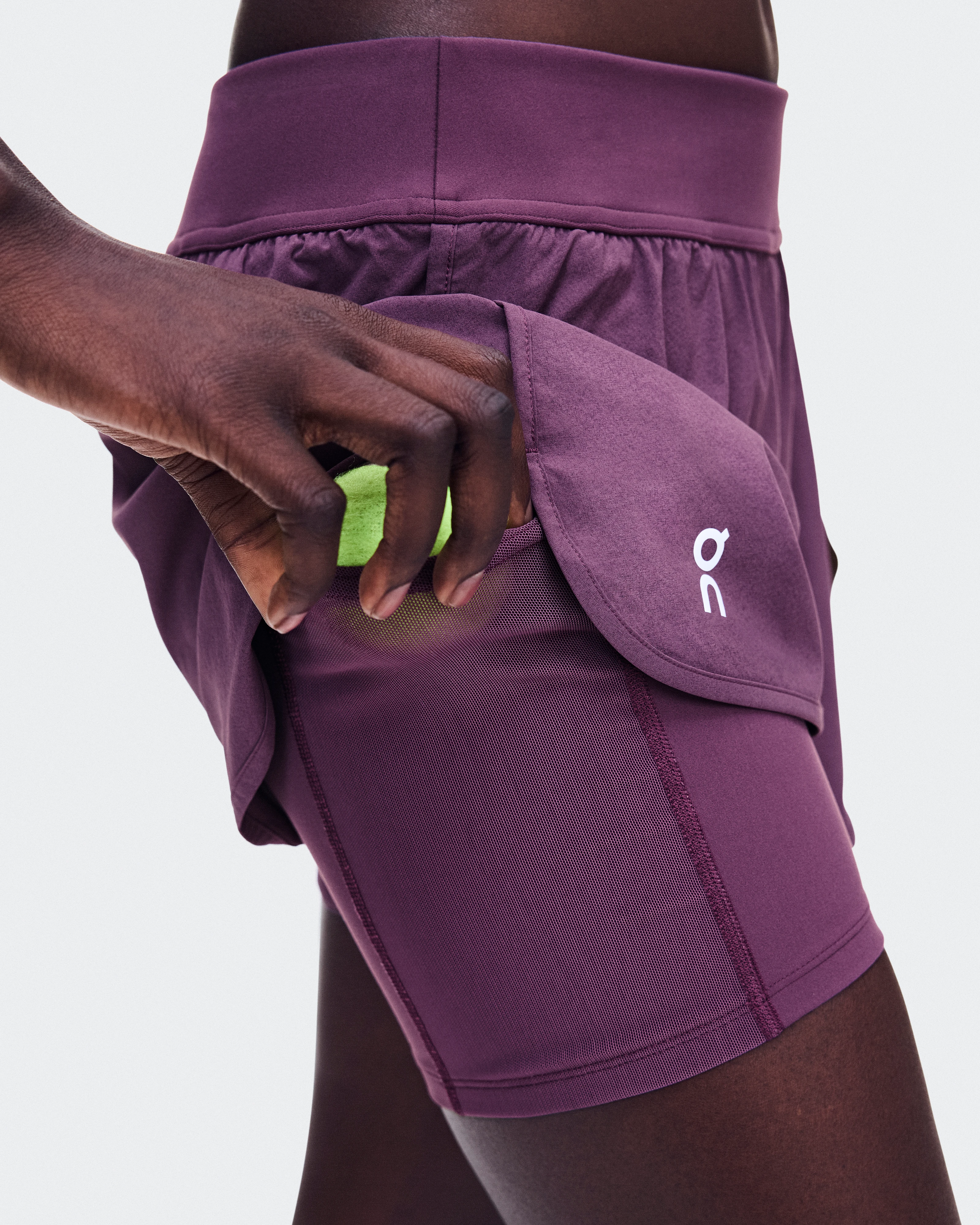 On 3" Court Shorts 2-in-1 Cassis Femme Shorts