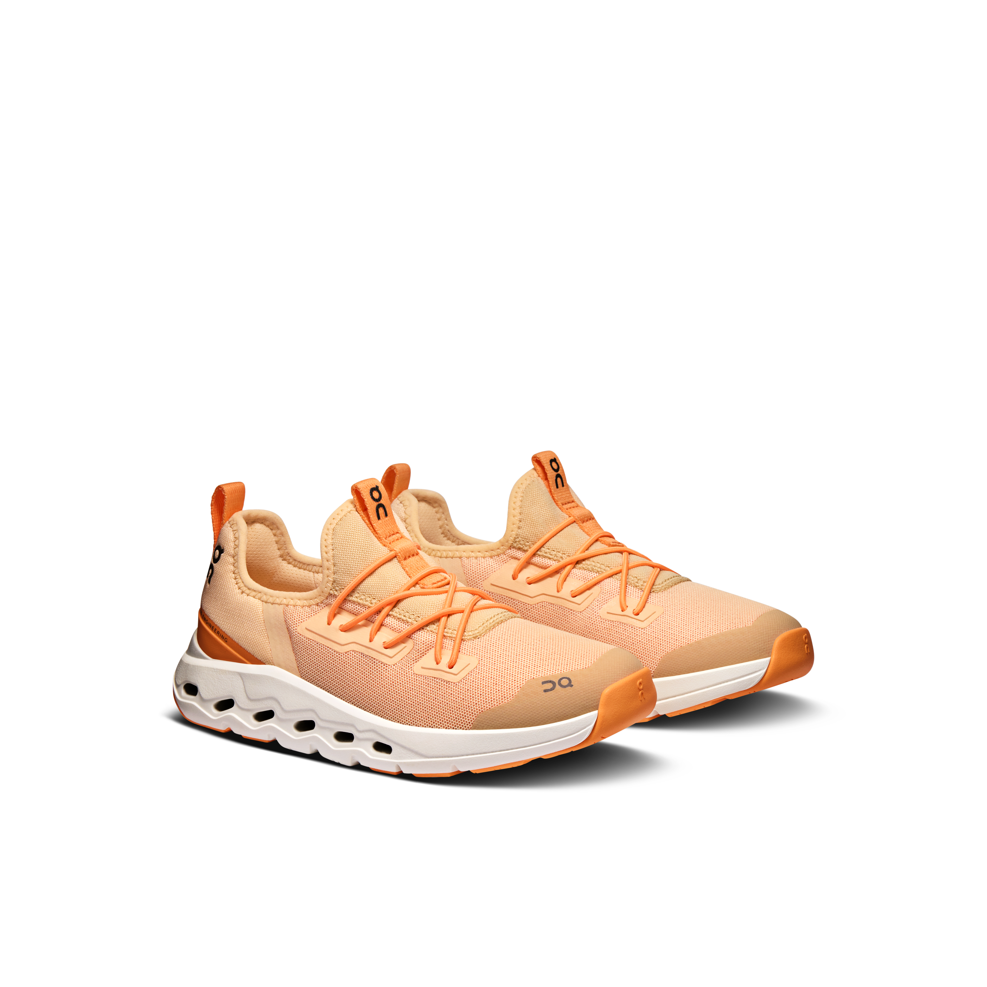 On Cloudleap Tangerine & Blonde Enfant Active Life Chaussures