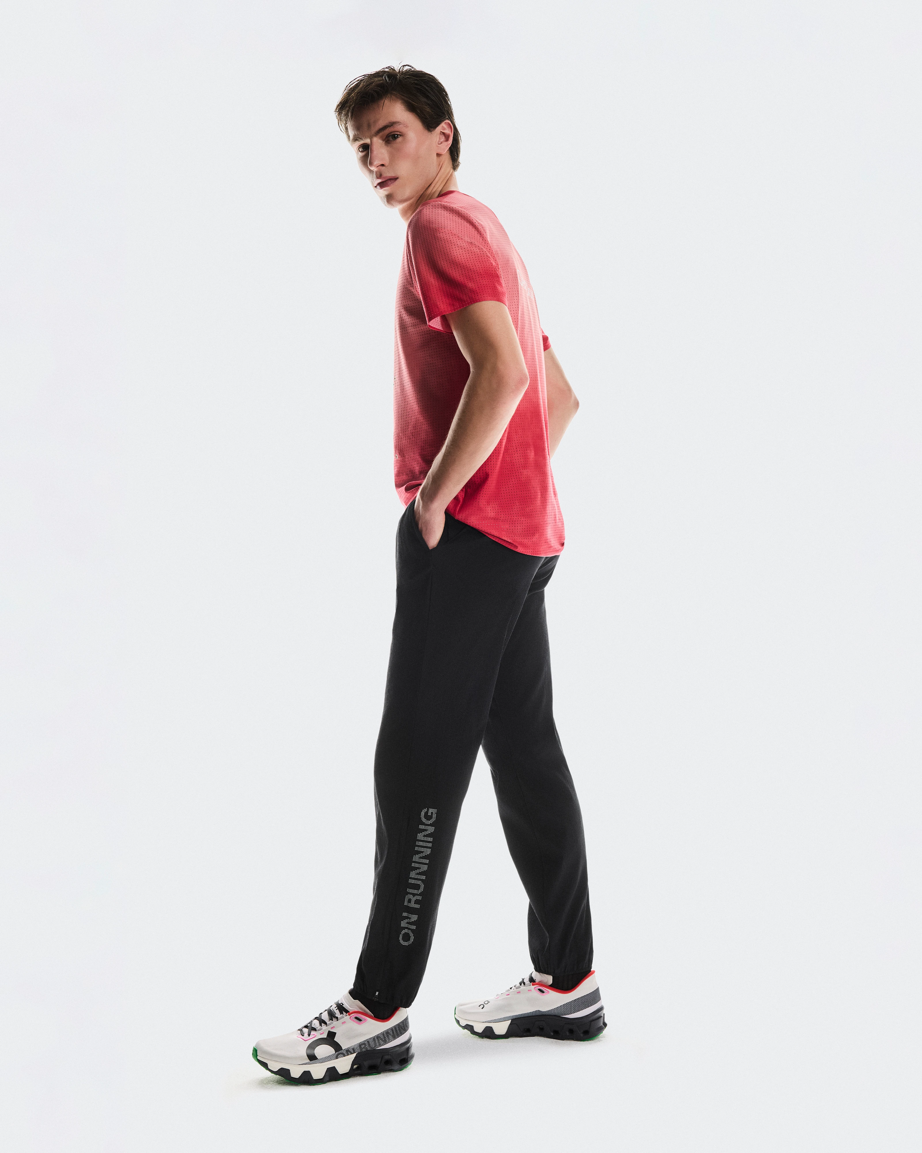 On Pace Pants Black Homme Pantalons