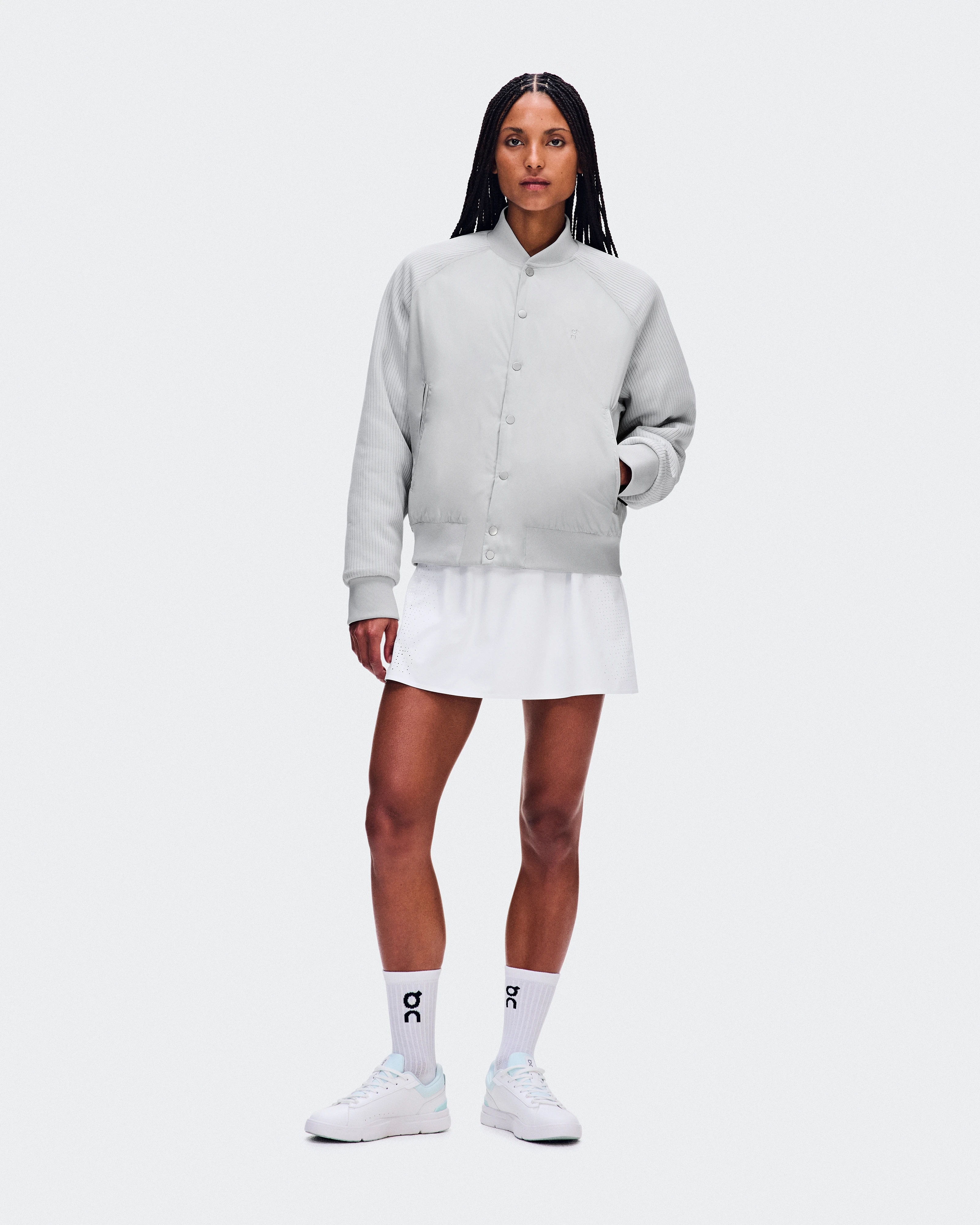 On Courtside Bomber Glacier Femme Active Life