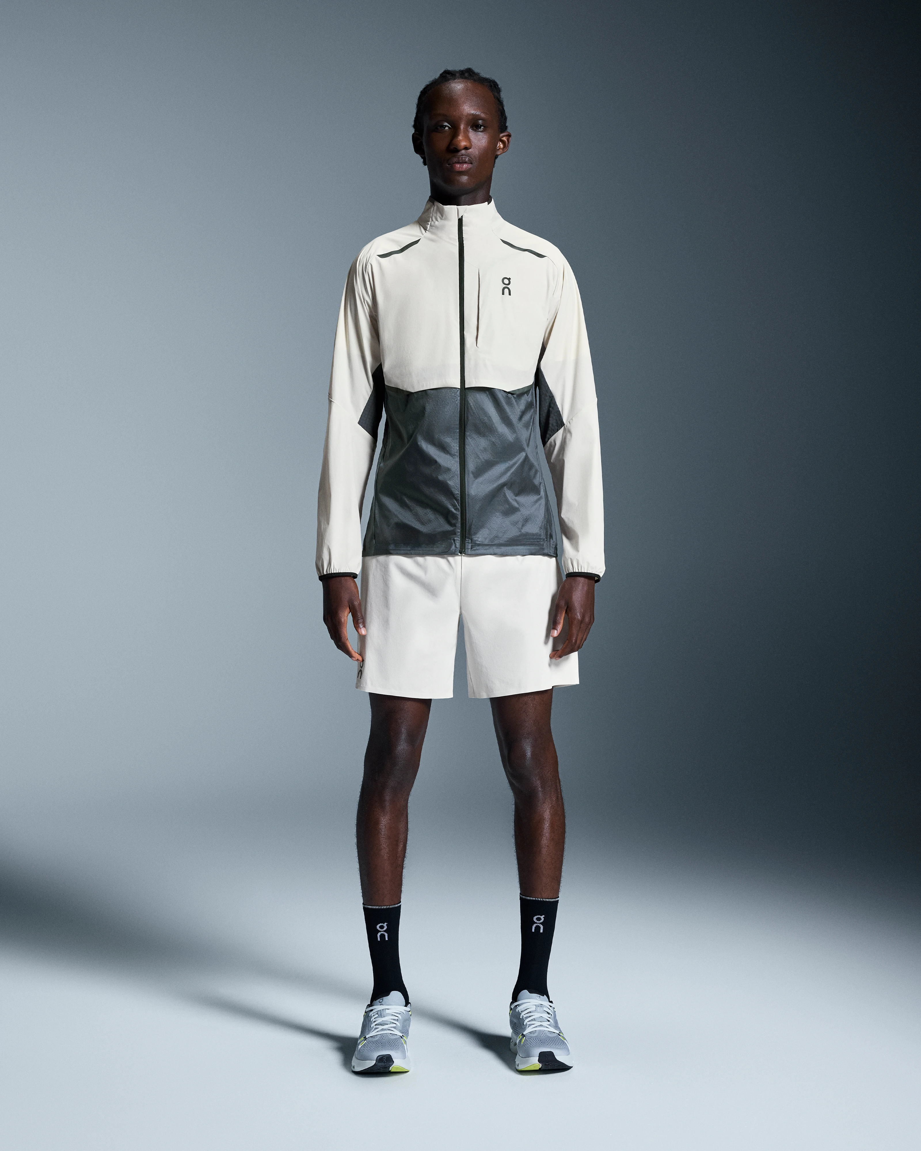 On Weather Jacket Silver & Eclipse Homme Vestes