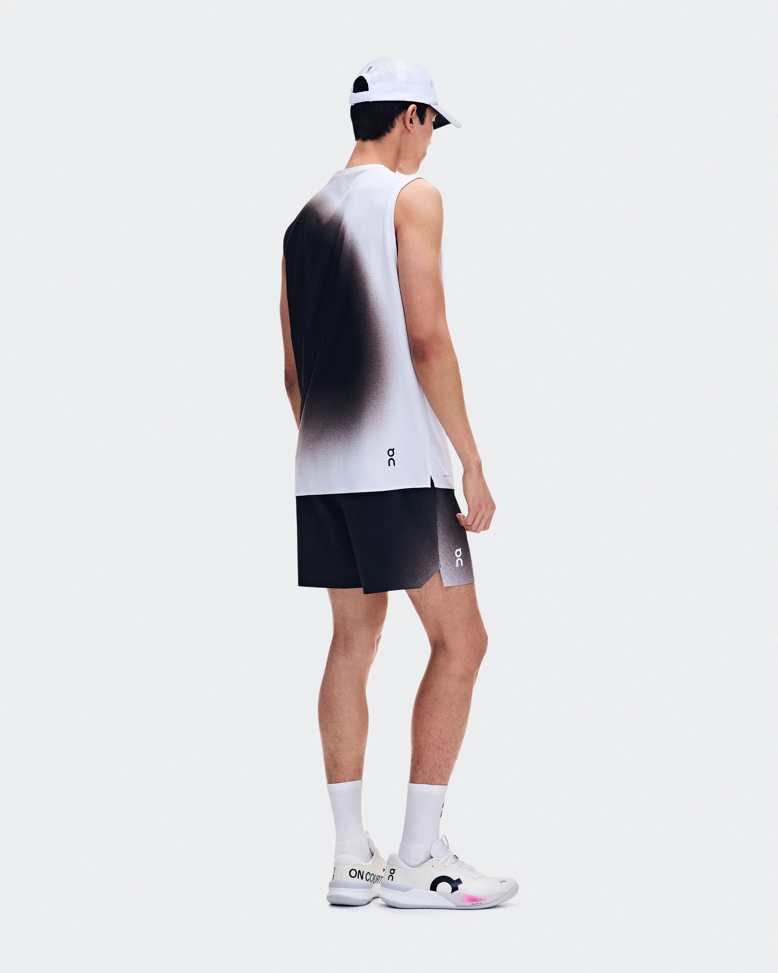 On Court Tank Swing White & Mulberry Homme Hauts et t-shirts