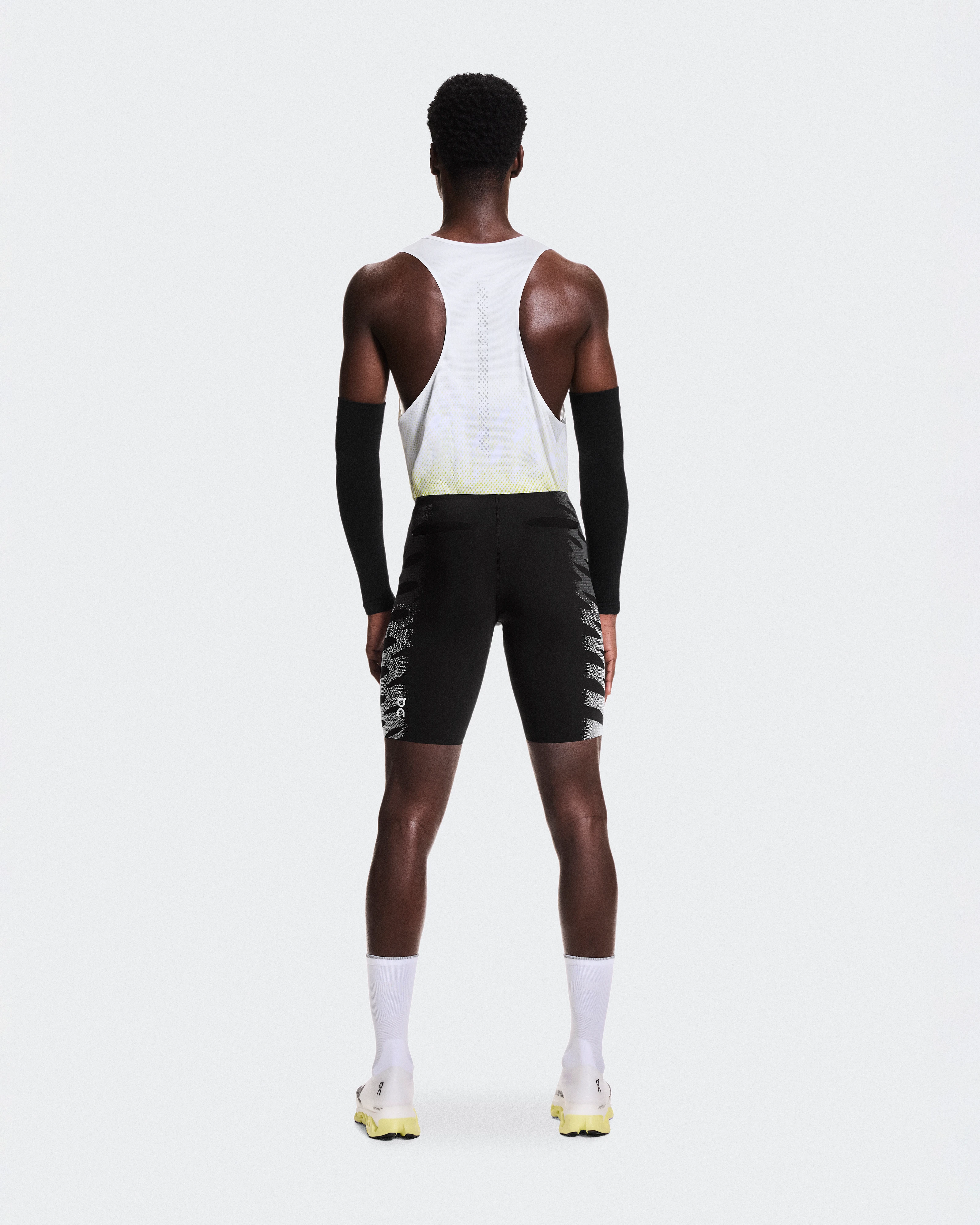 On Zero Half Tights Iron & White Homme Leggings