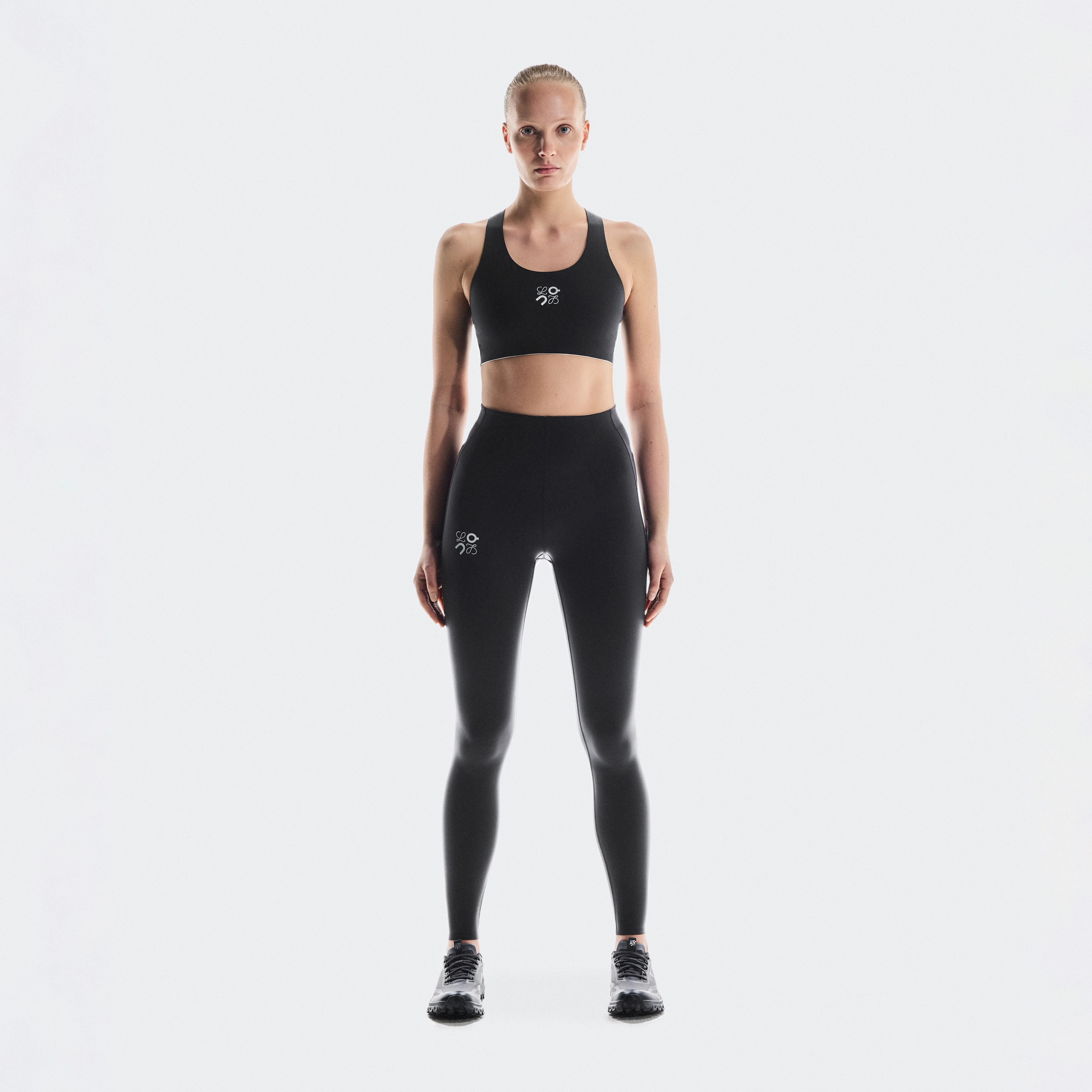 On Active Tights LOEWE Black Femme – Training Leggings