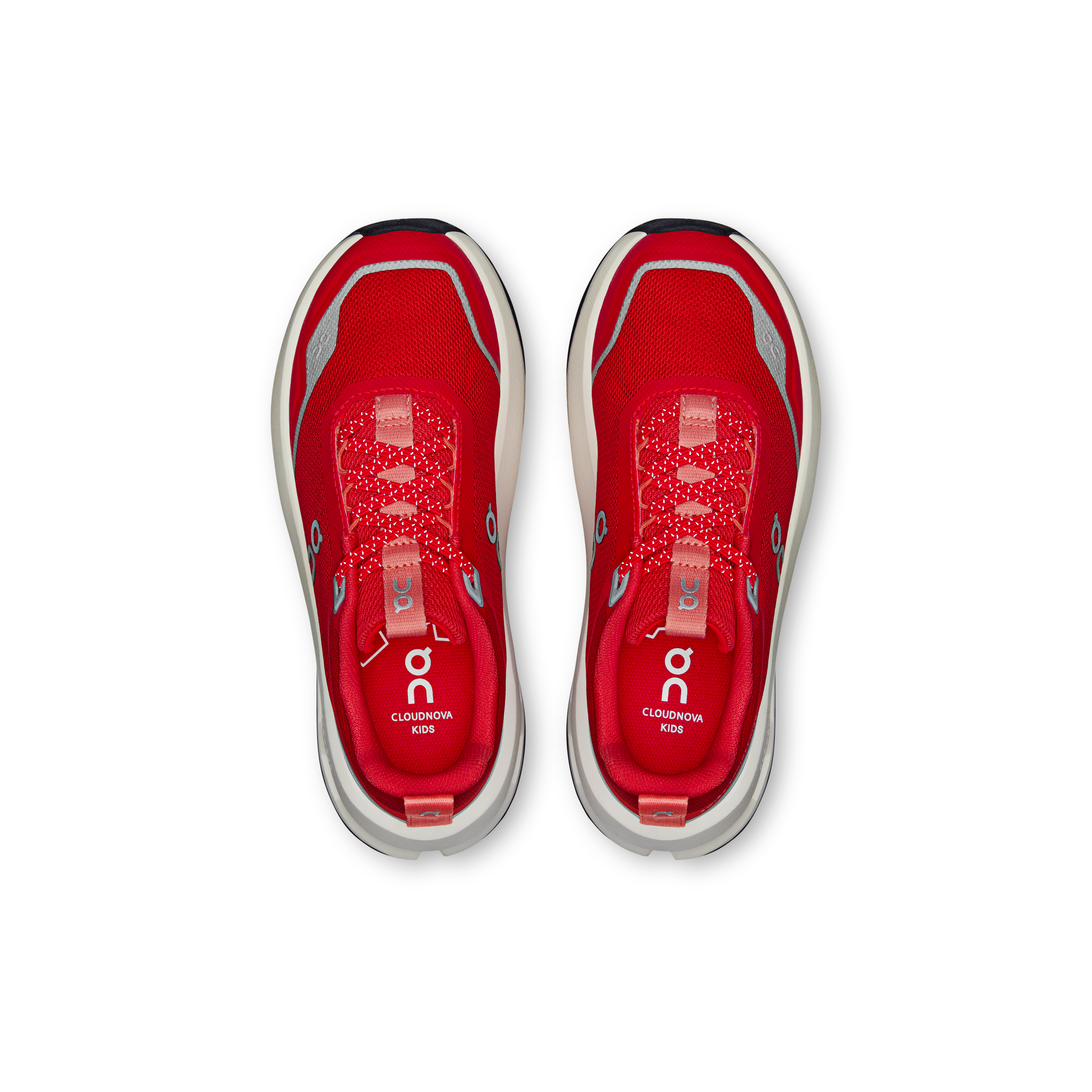 On Cloudnova Kids Red & Terra Enfant Active Life Chaussures