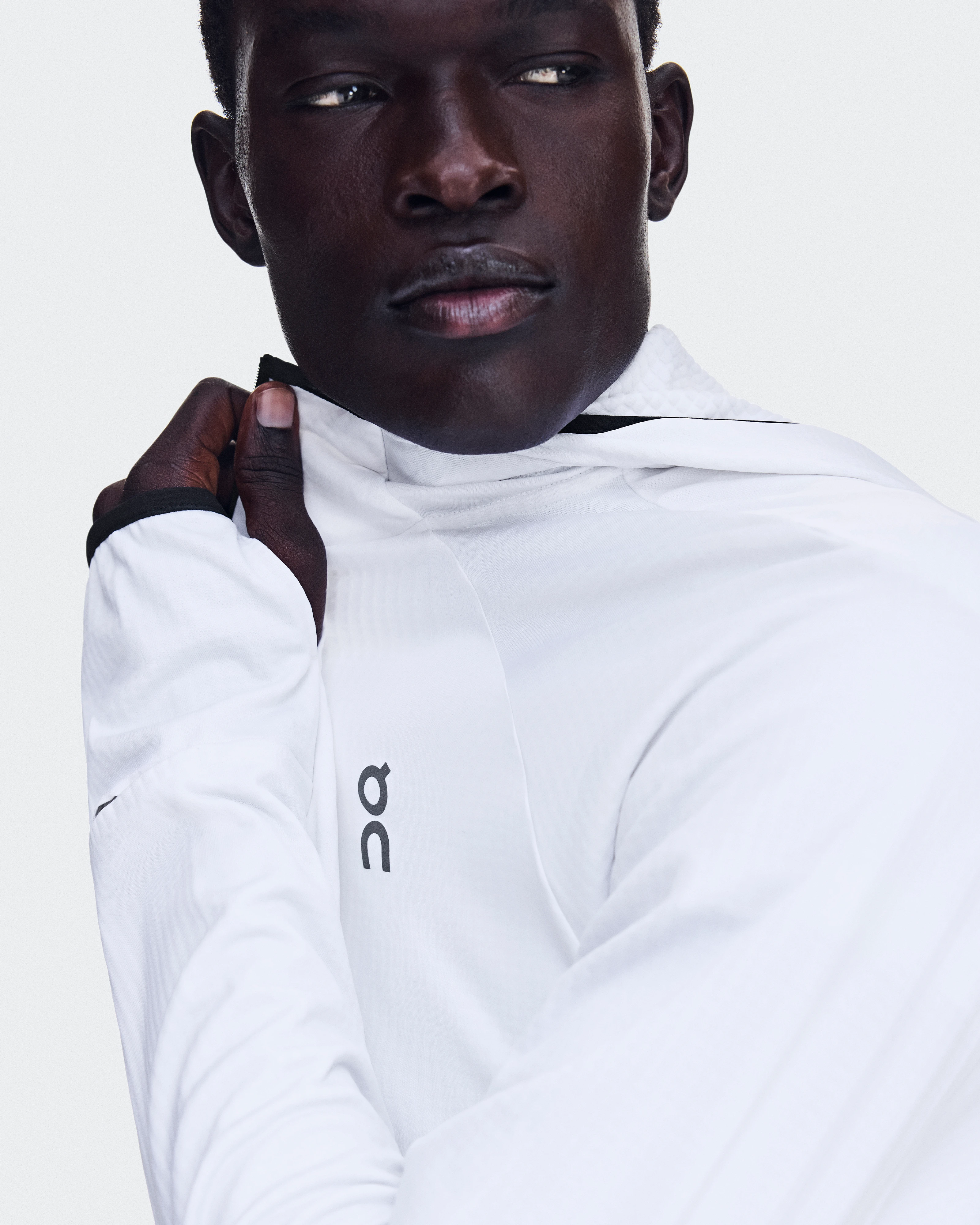 On Climate Zip Hoodie White Homme Sweats à capuche et sweats