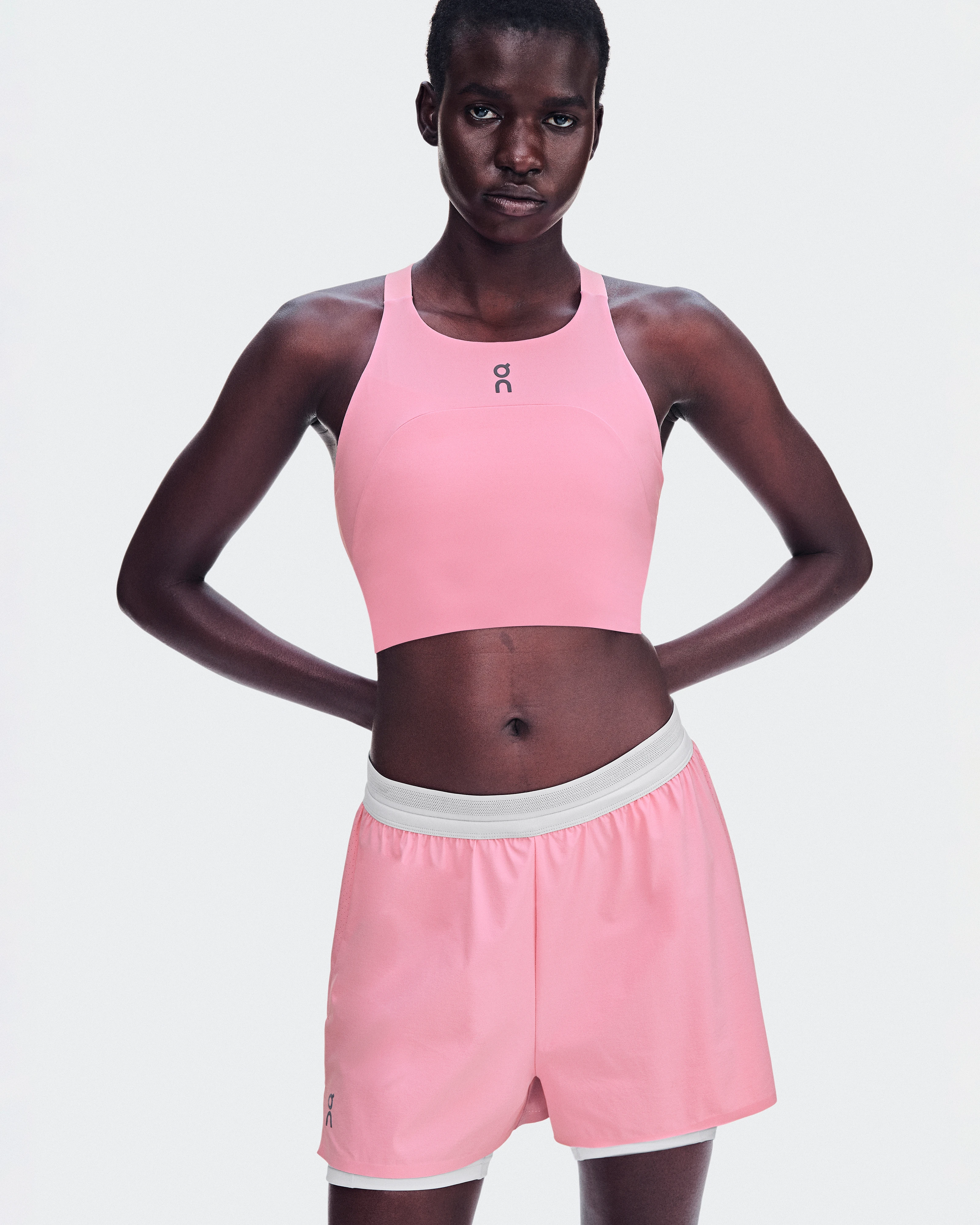 On Performance Crop Magnolia Femme Hauts et t-shirts