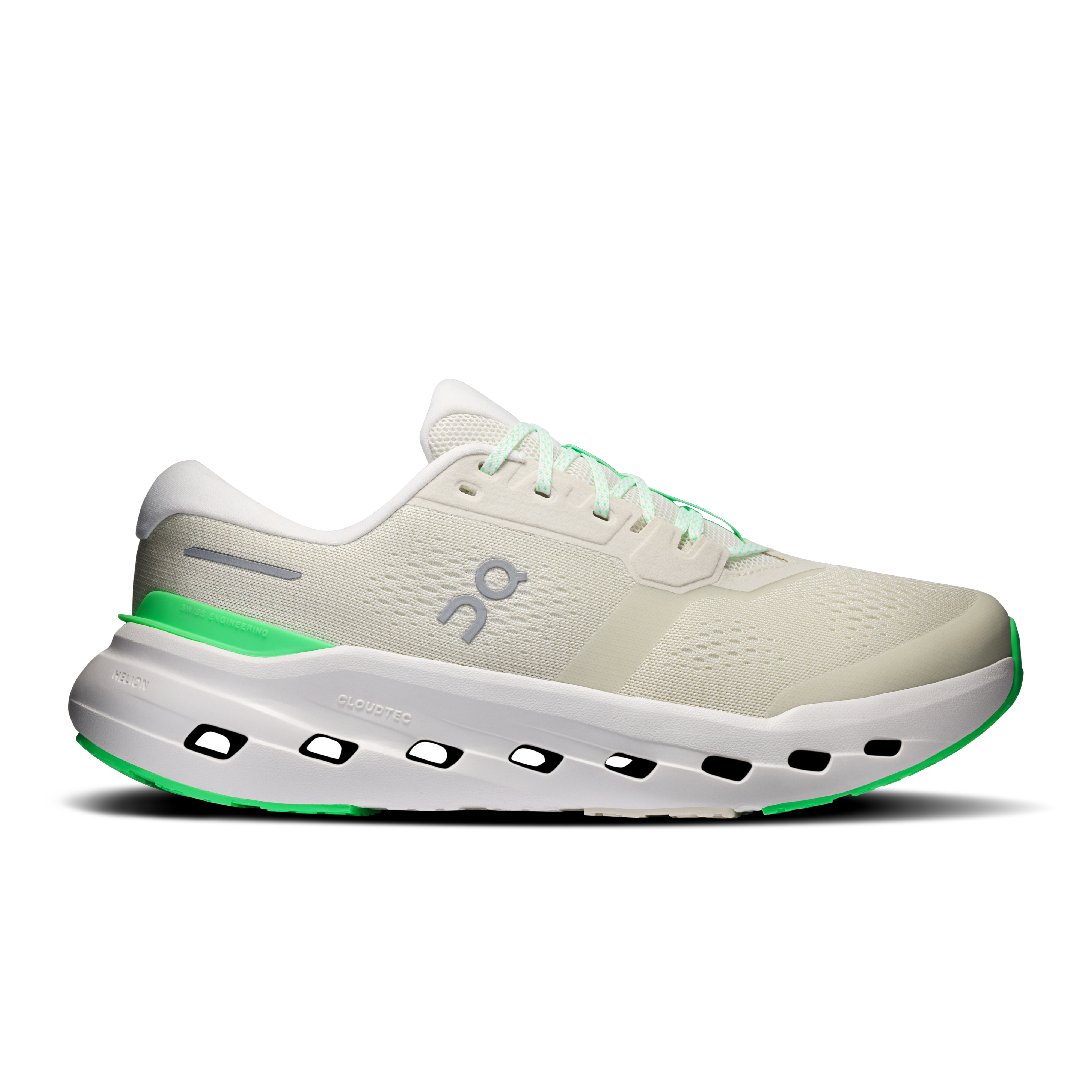 On Cloudrunner 3 Wide Ghost & Verdite Homme – Running quotidien, foulées stables Chaussures