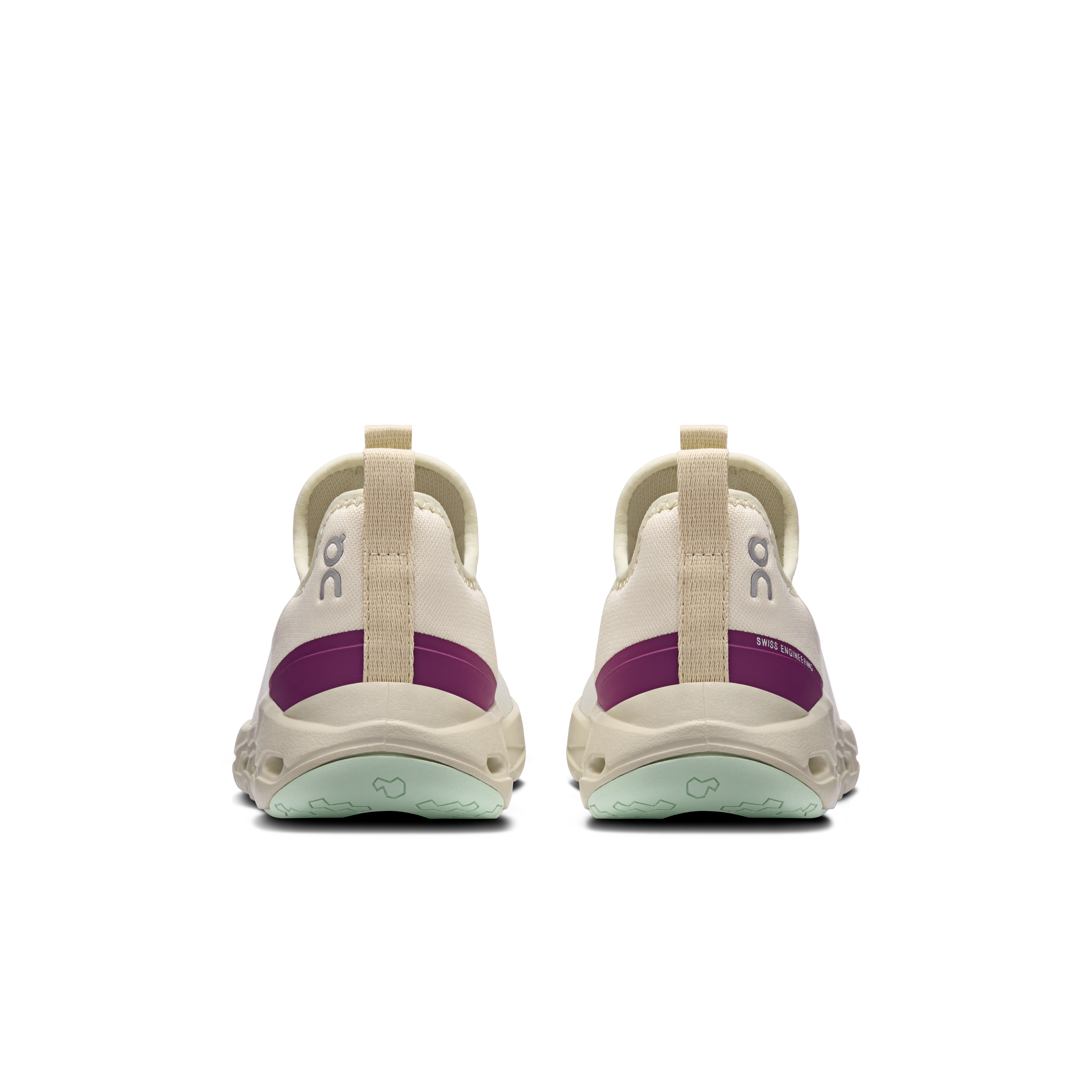 On Cloudleap Chalk & Elderberry Enfant Active Life Chaussures