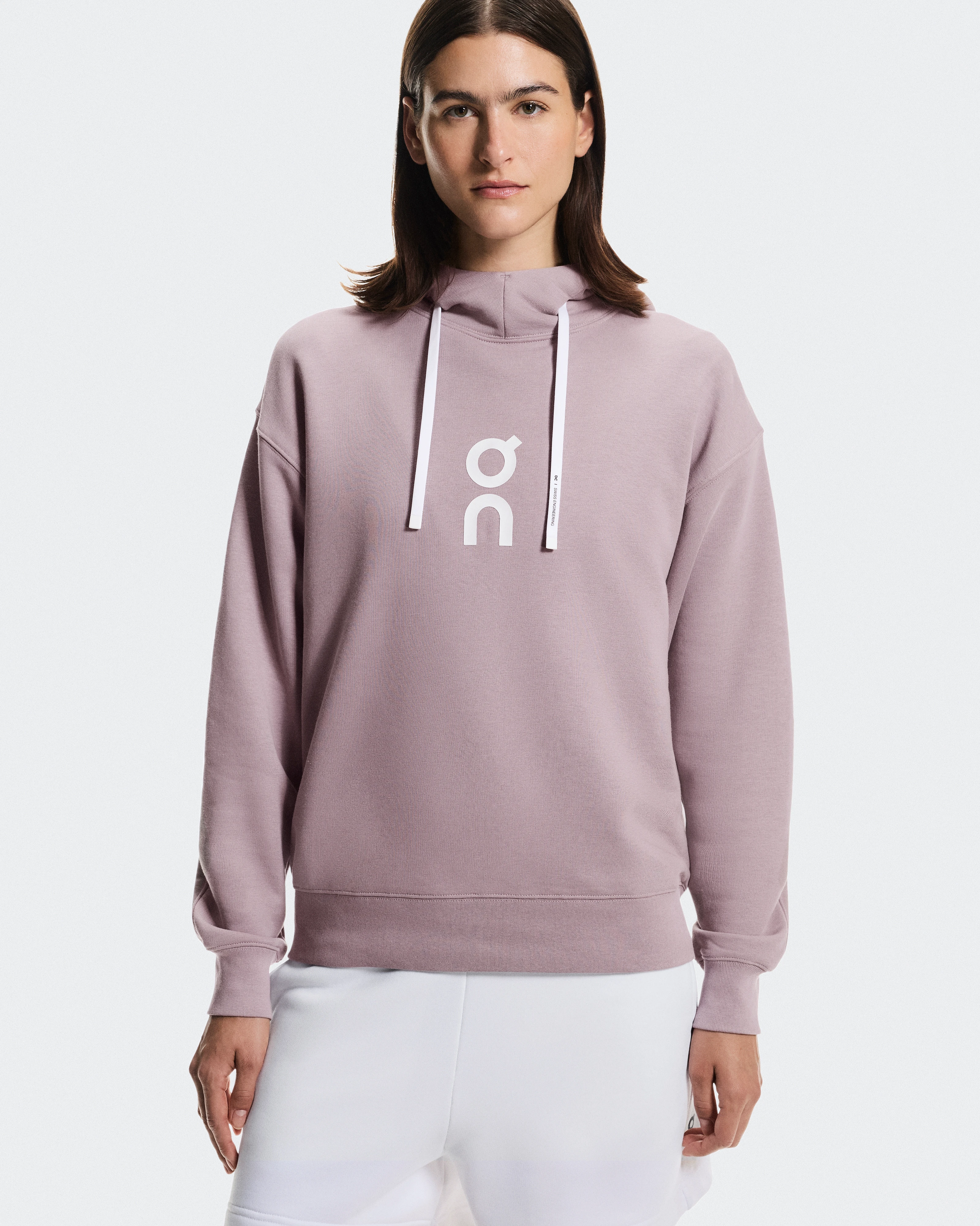 On Club Hoodie Heron Femme Sweats à capuche et sweats