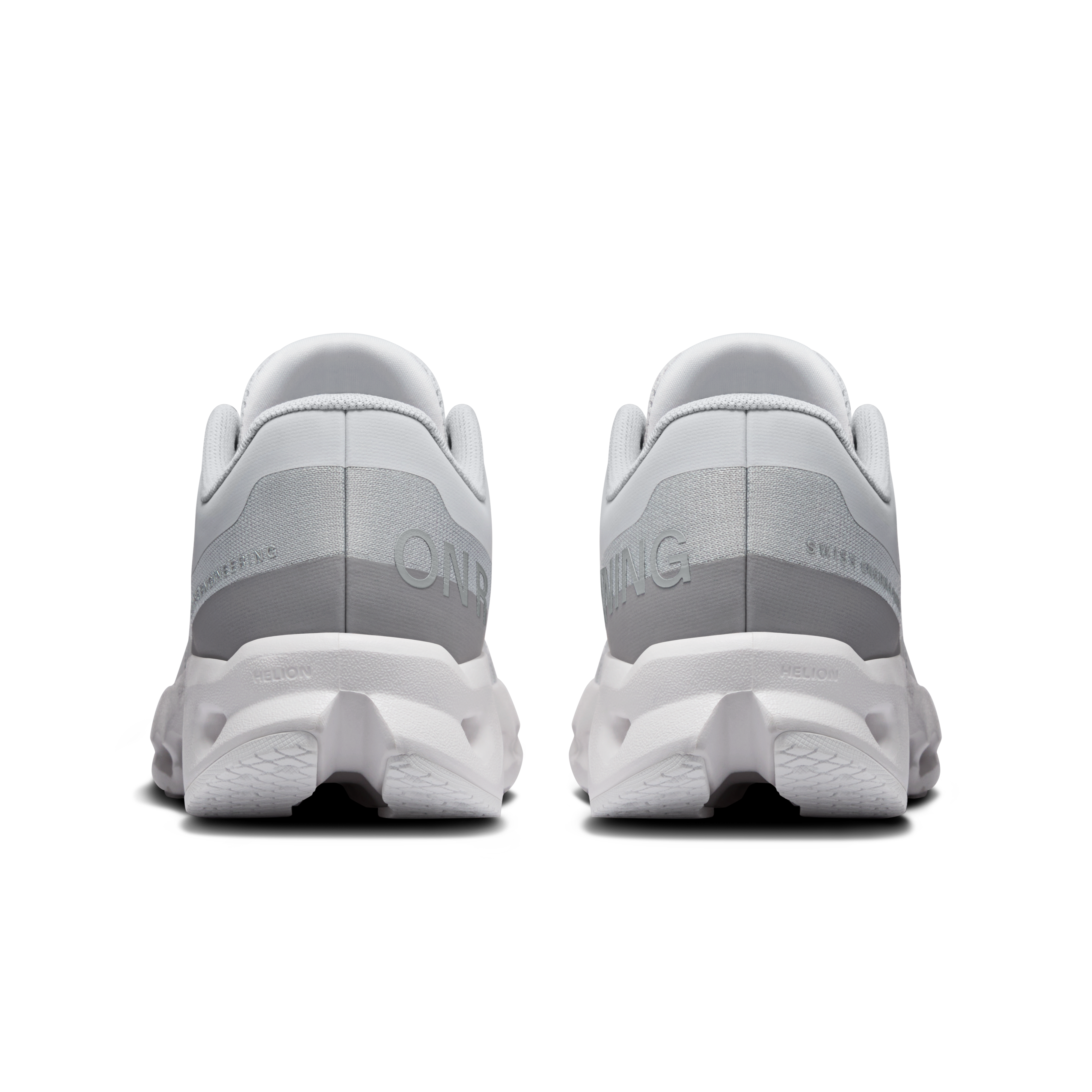 On Cloudsurfer Youth Frost & White Ados Running sur route Chaussures