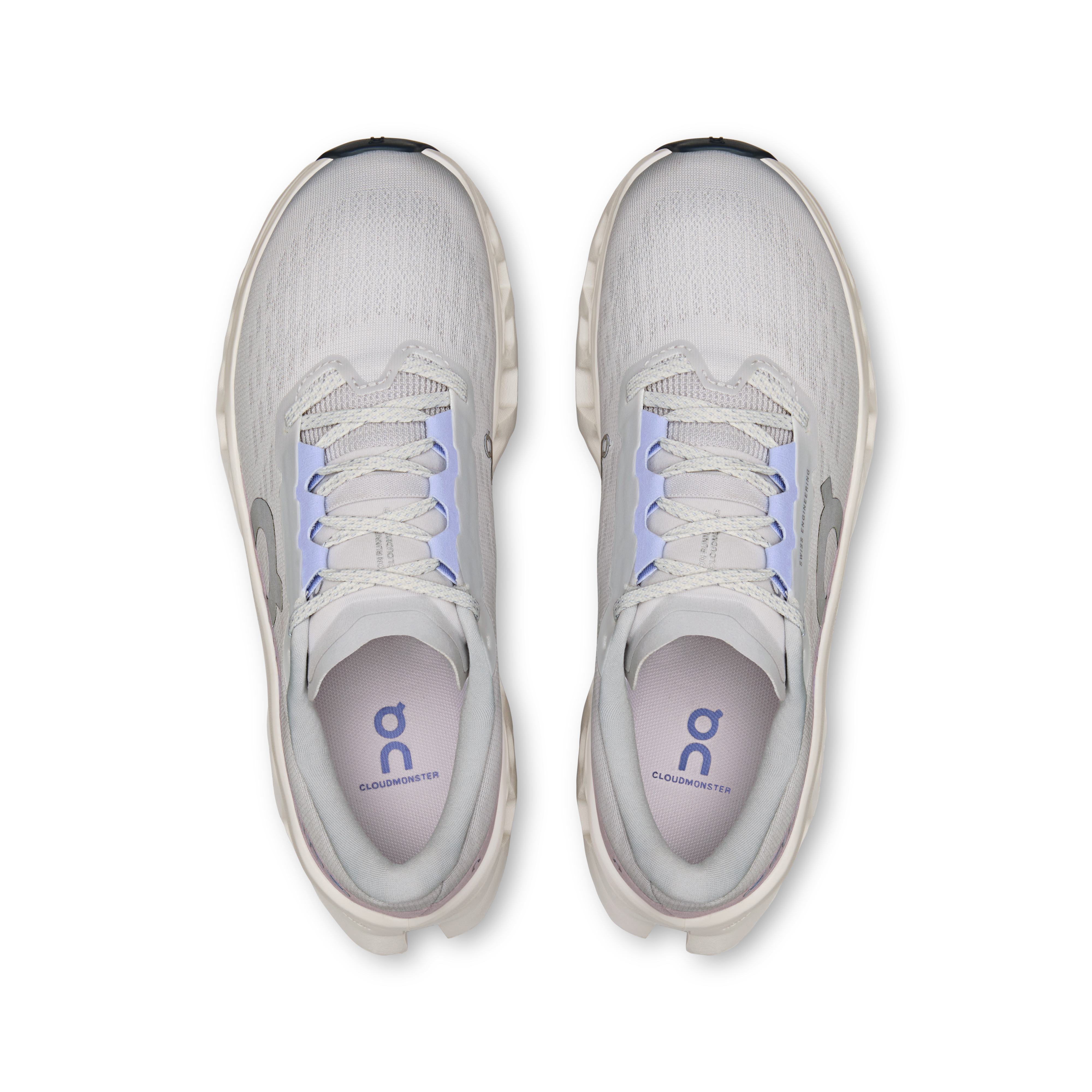 On Cloudmonster 3 Frost & Ivory Femme Running sur route Chaussures