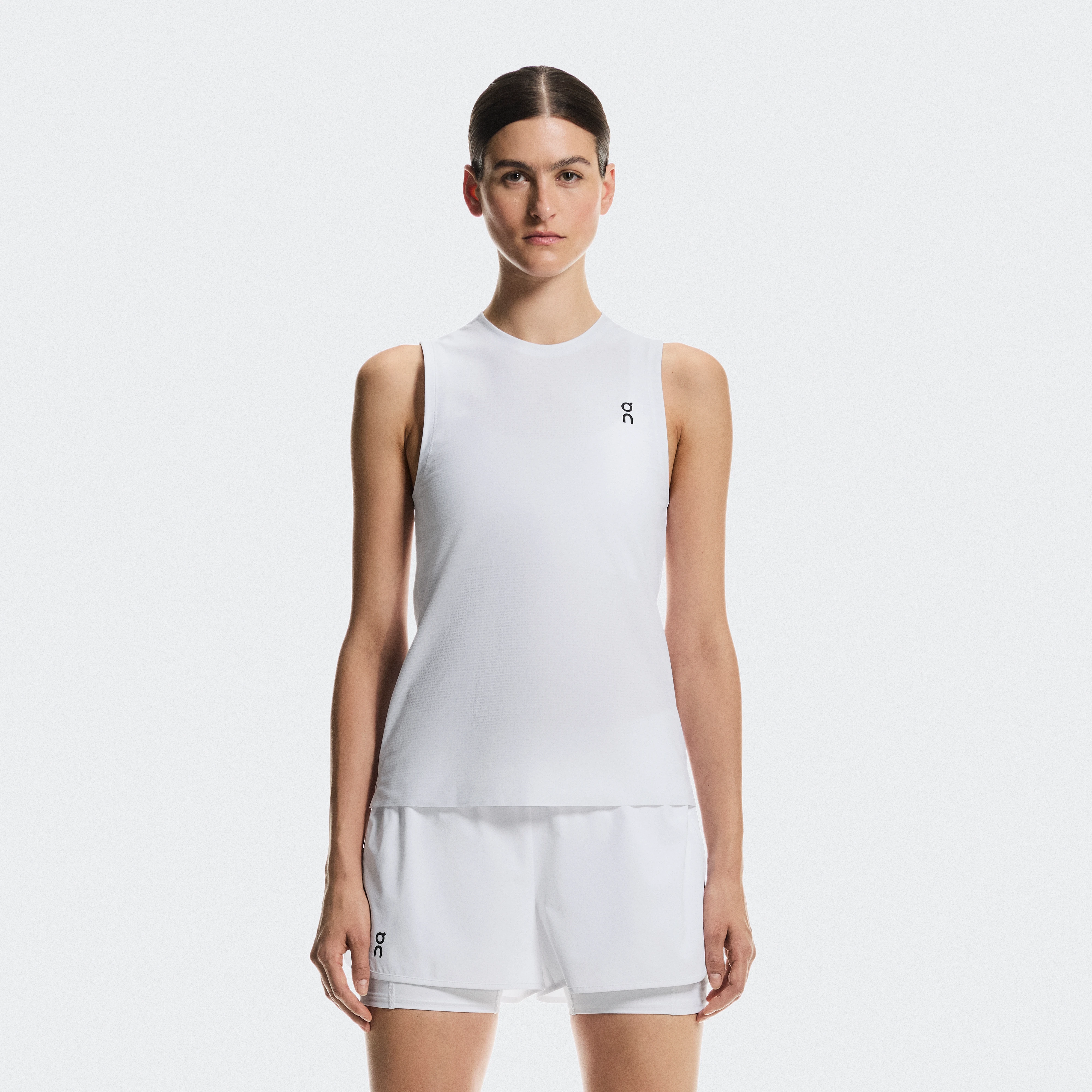 On Court Tank White Femme – Tennis Hauts et t-shirts