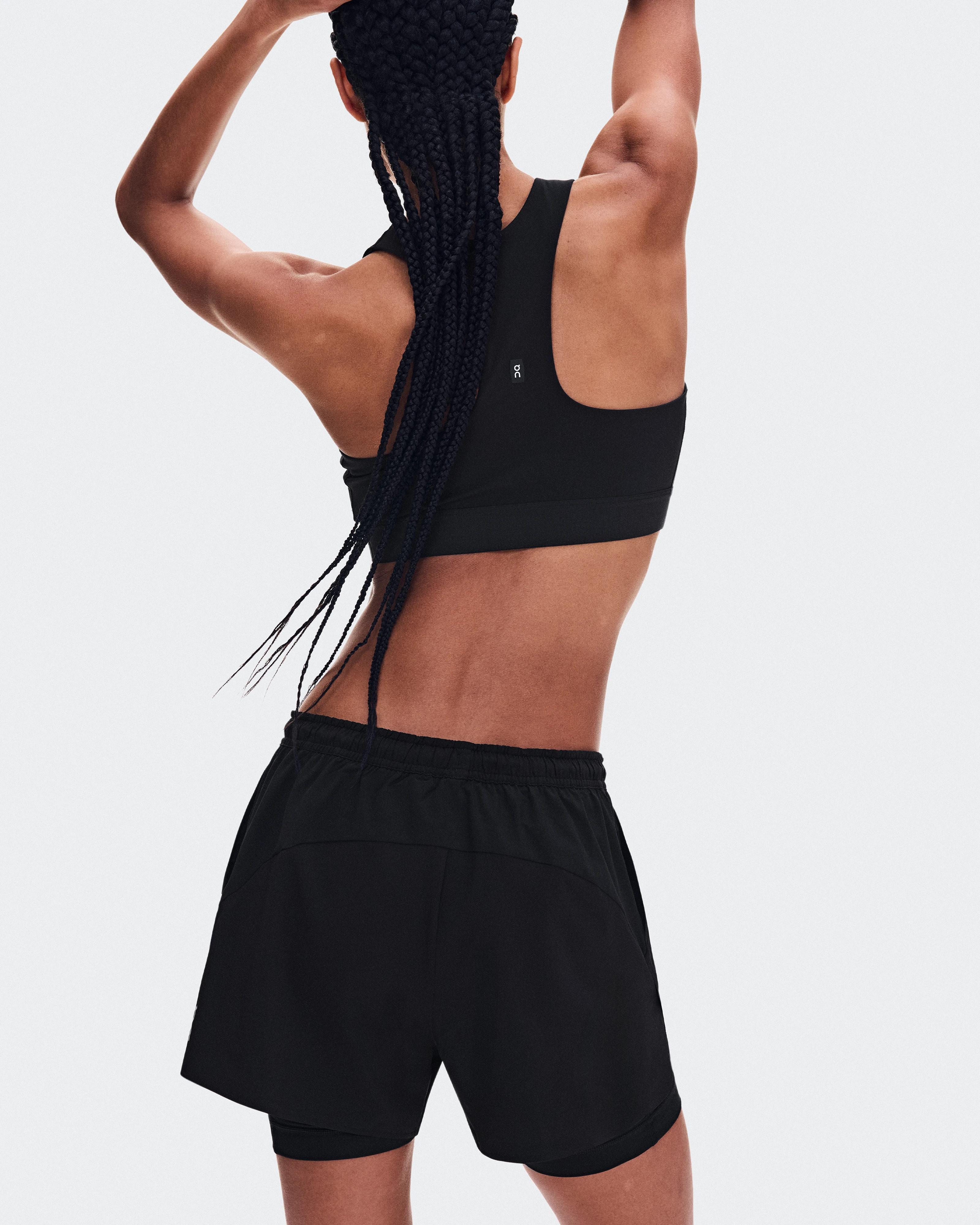 On Train 2-in-1 Shorts Black Femme Shorts