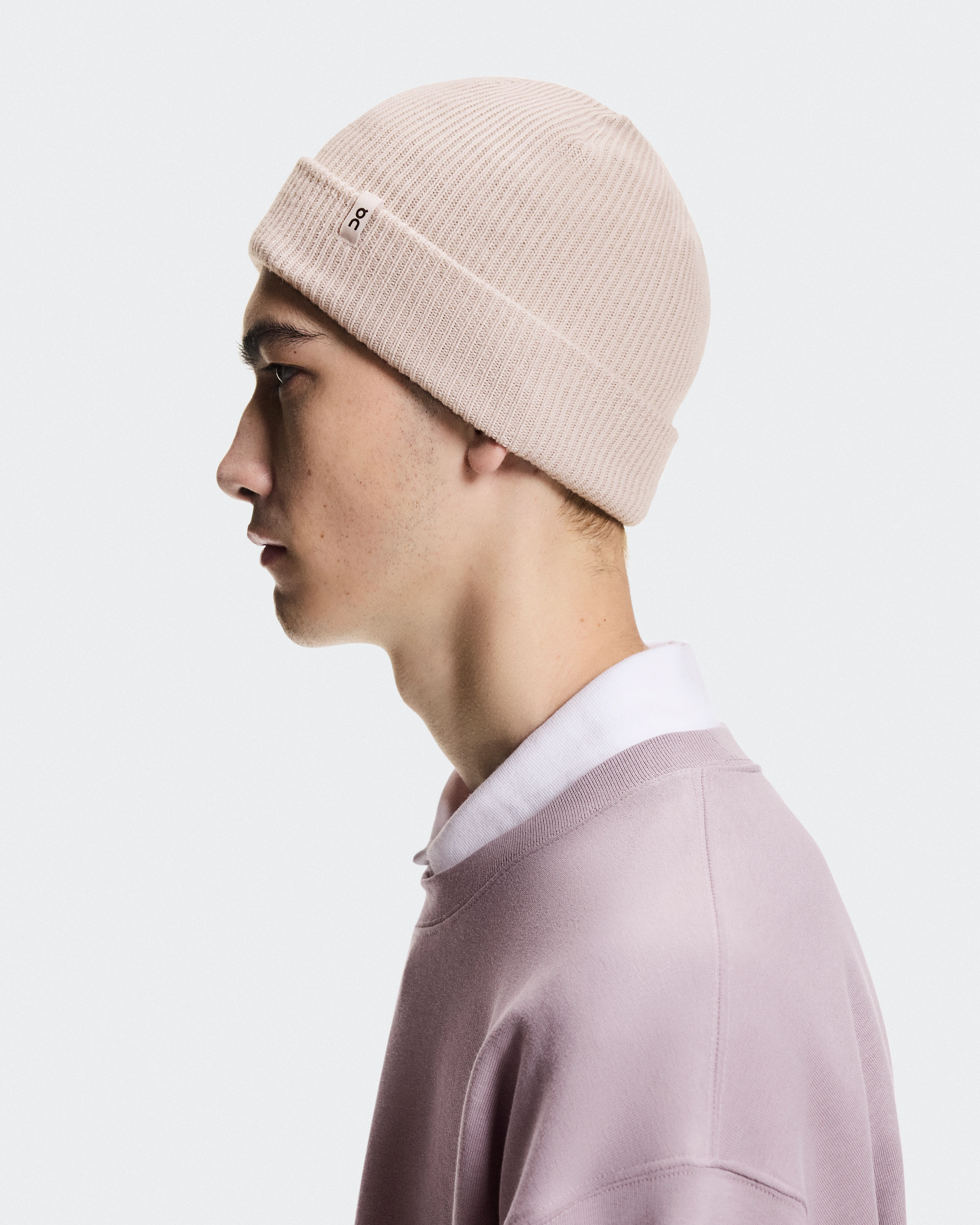 On Merino Beanie Oat Unisexe Chapeaux
