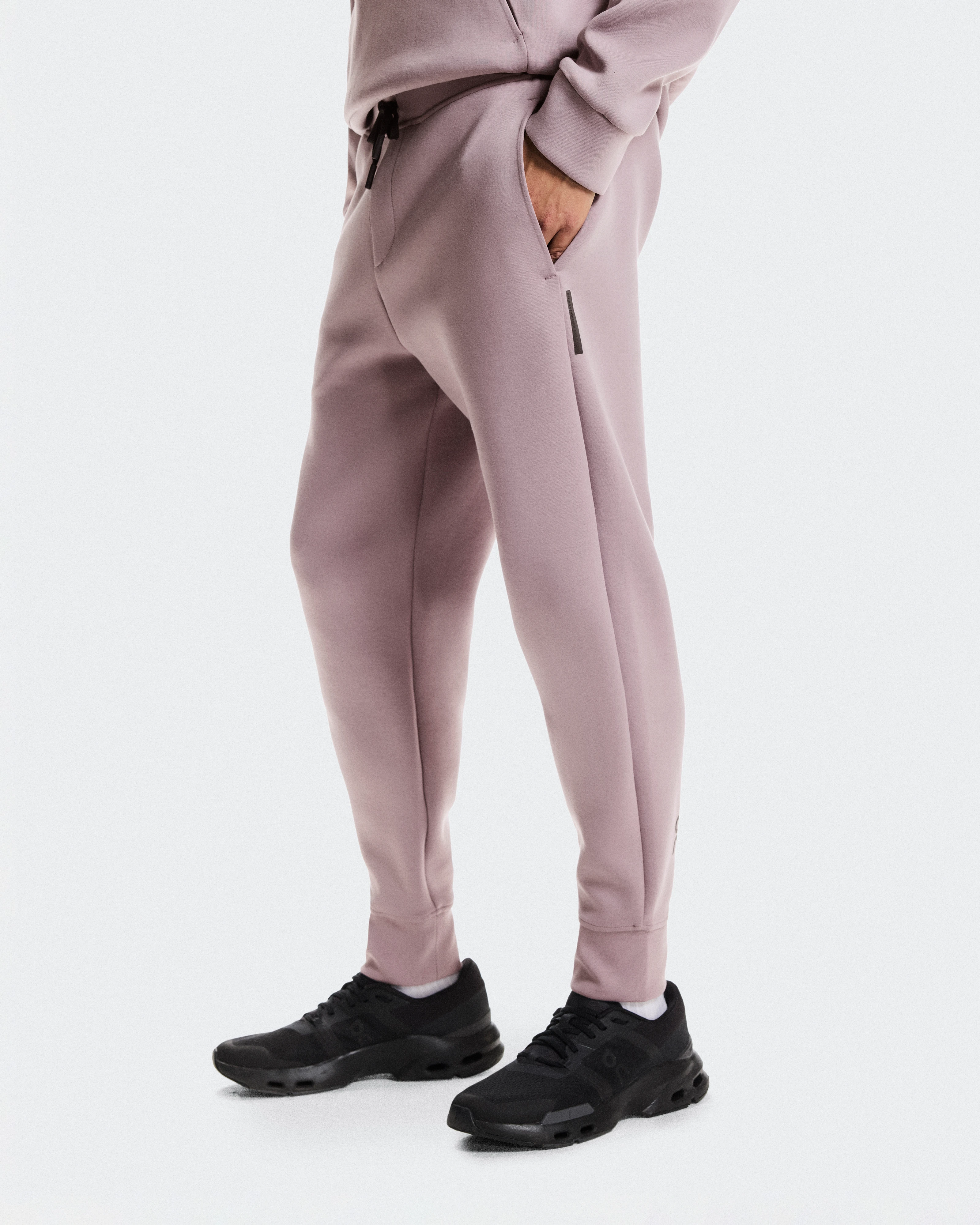 On Focus Tech Sweatpants Heron Homme Pantalons