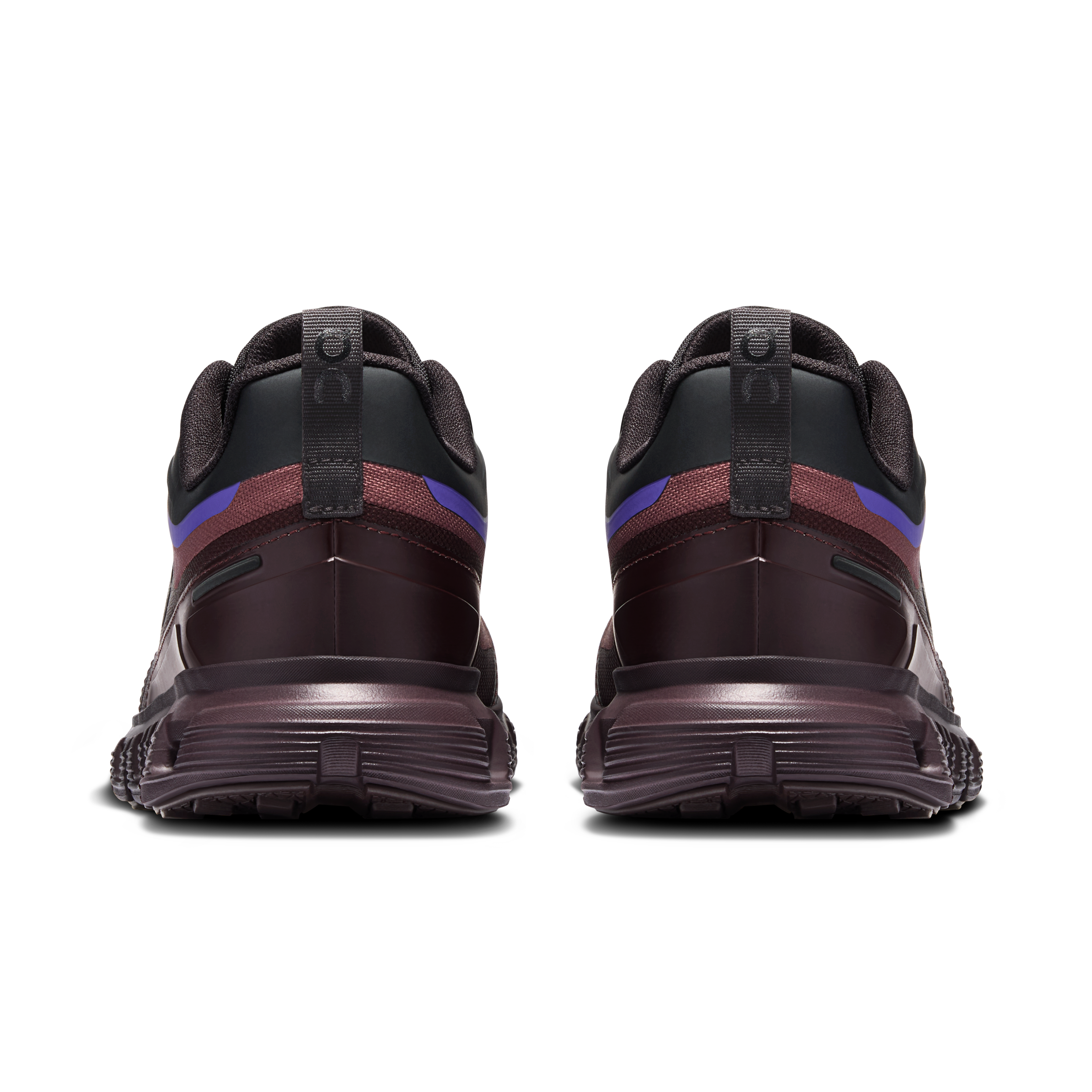 On Cloud 6 Geo Waterproof Black & Tyrian Femme Active Life Chaussures
