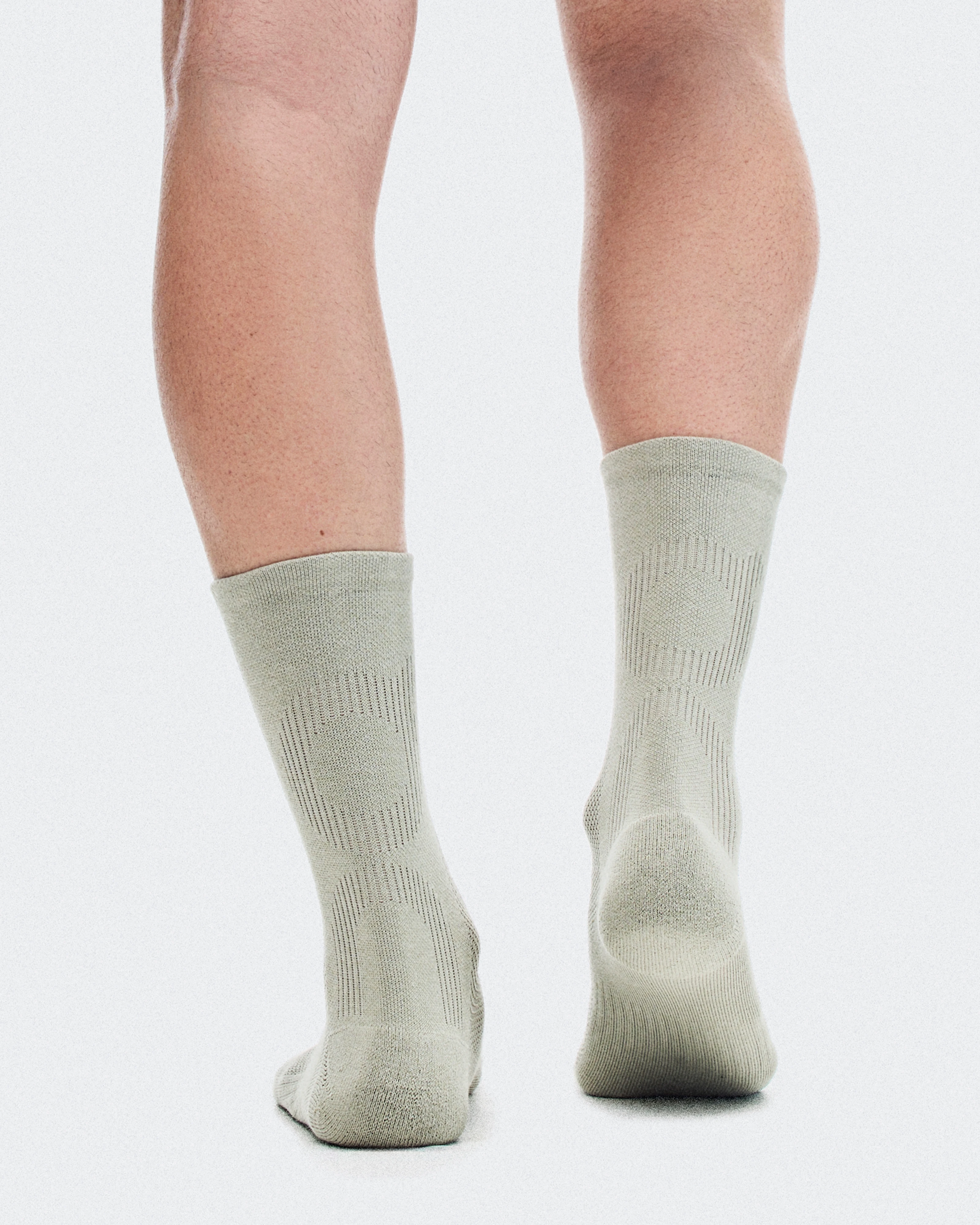 On Hybrid Sock High 2P Brume Unisexe Chaussettes
