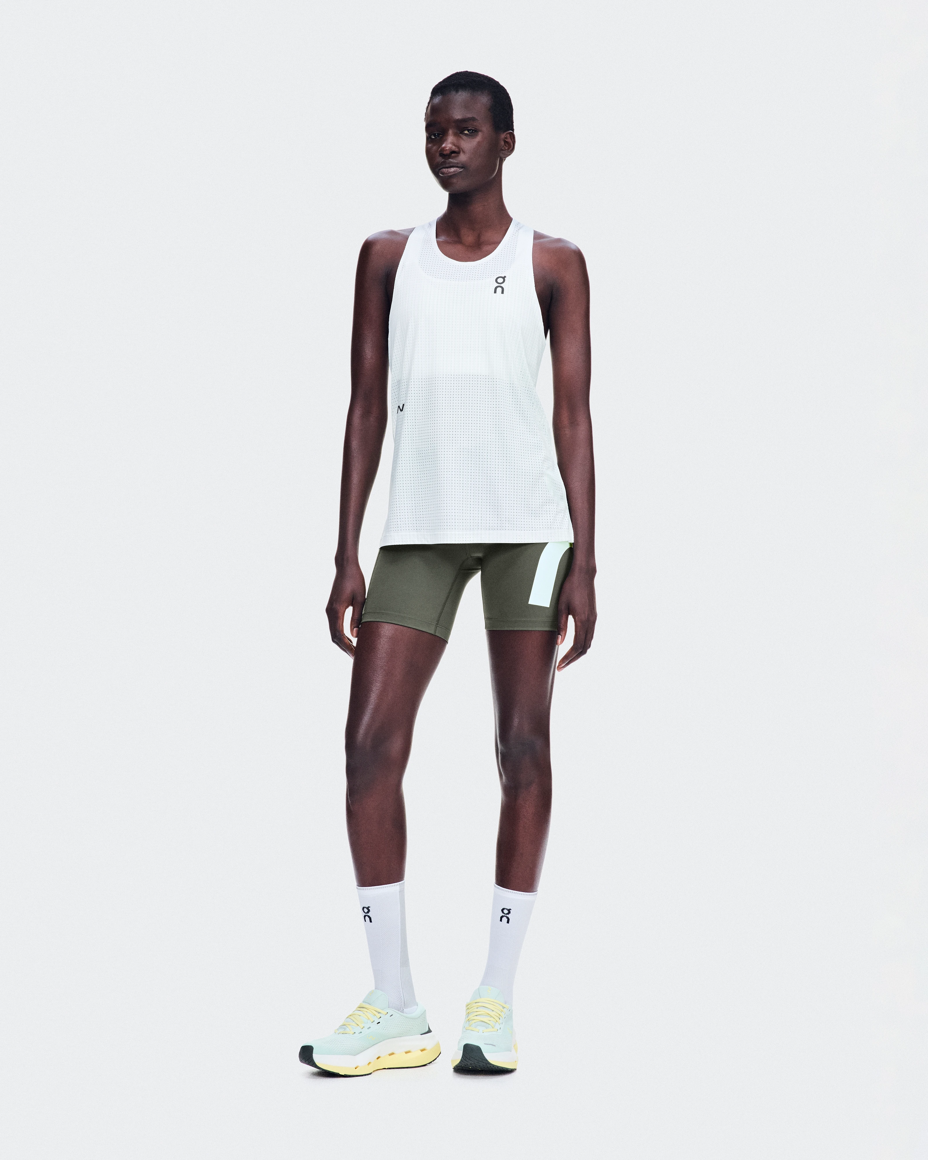 On Race Half Tights LN1 Mire Femme Leggings