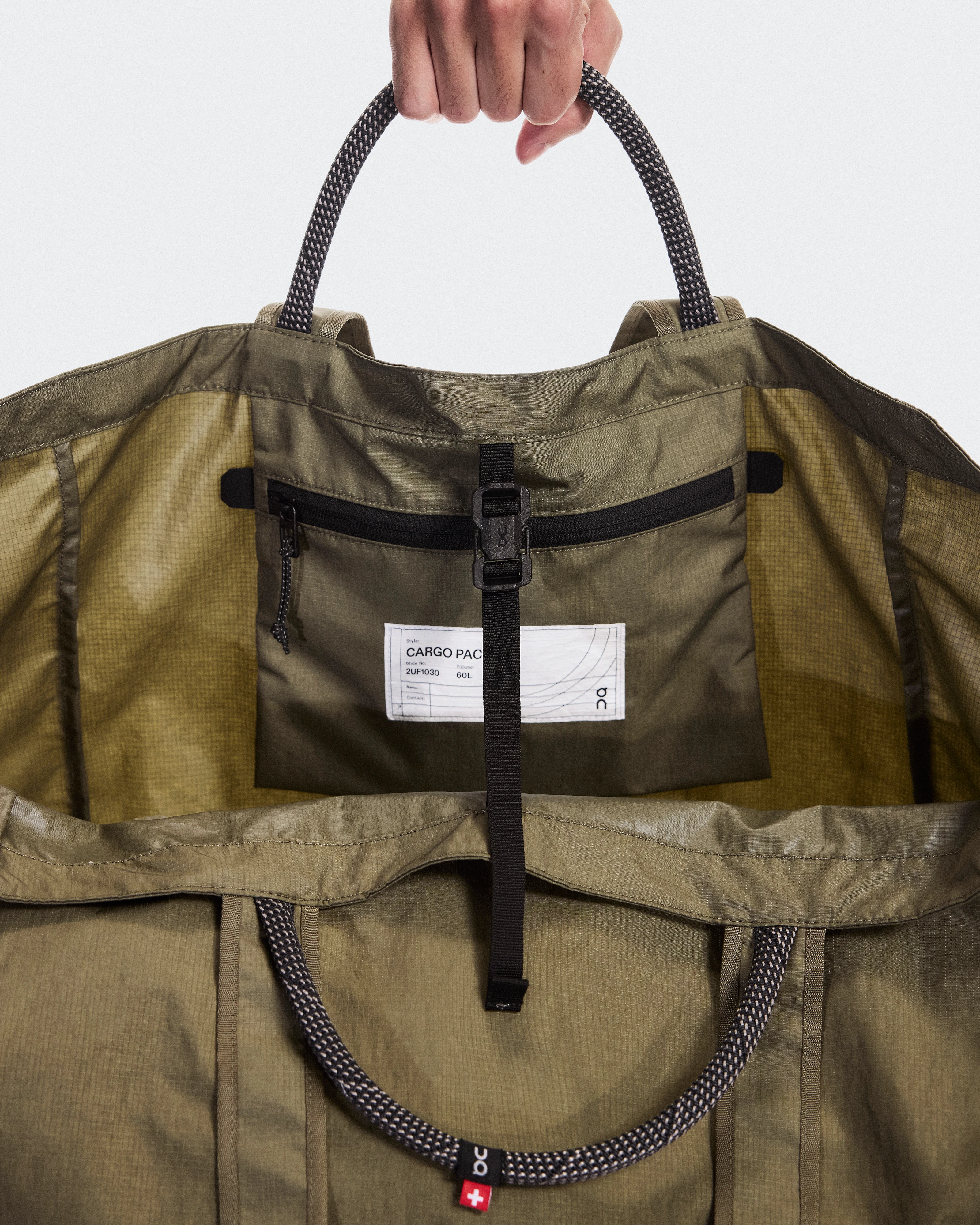On Cargo Pack 60L Olive Unisexe Sacs