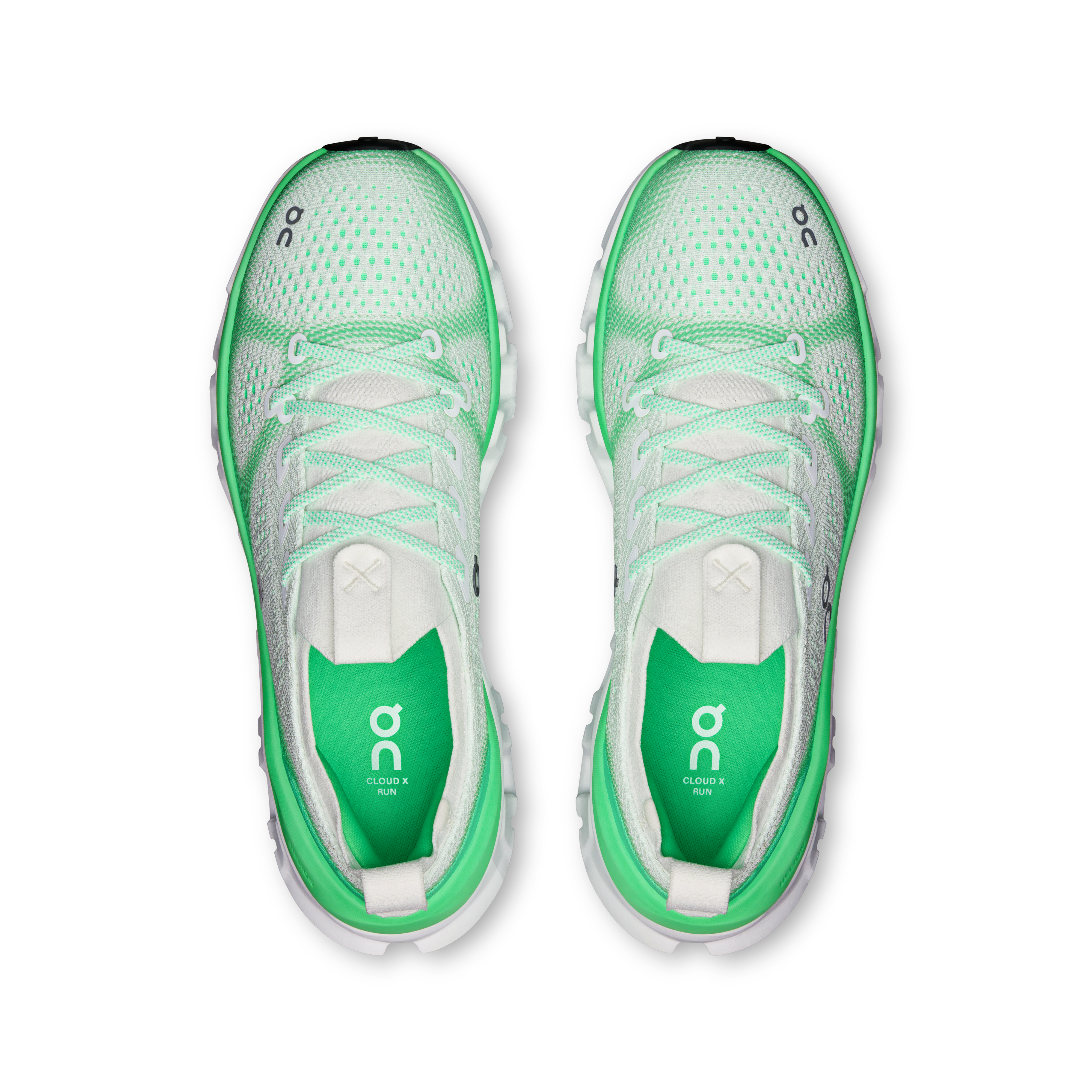 On Cloud X Tempo Ivory & Verdite Homme Active Life Chaussures