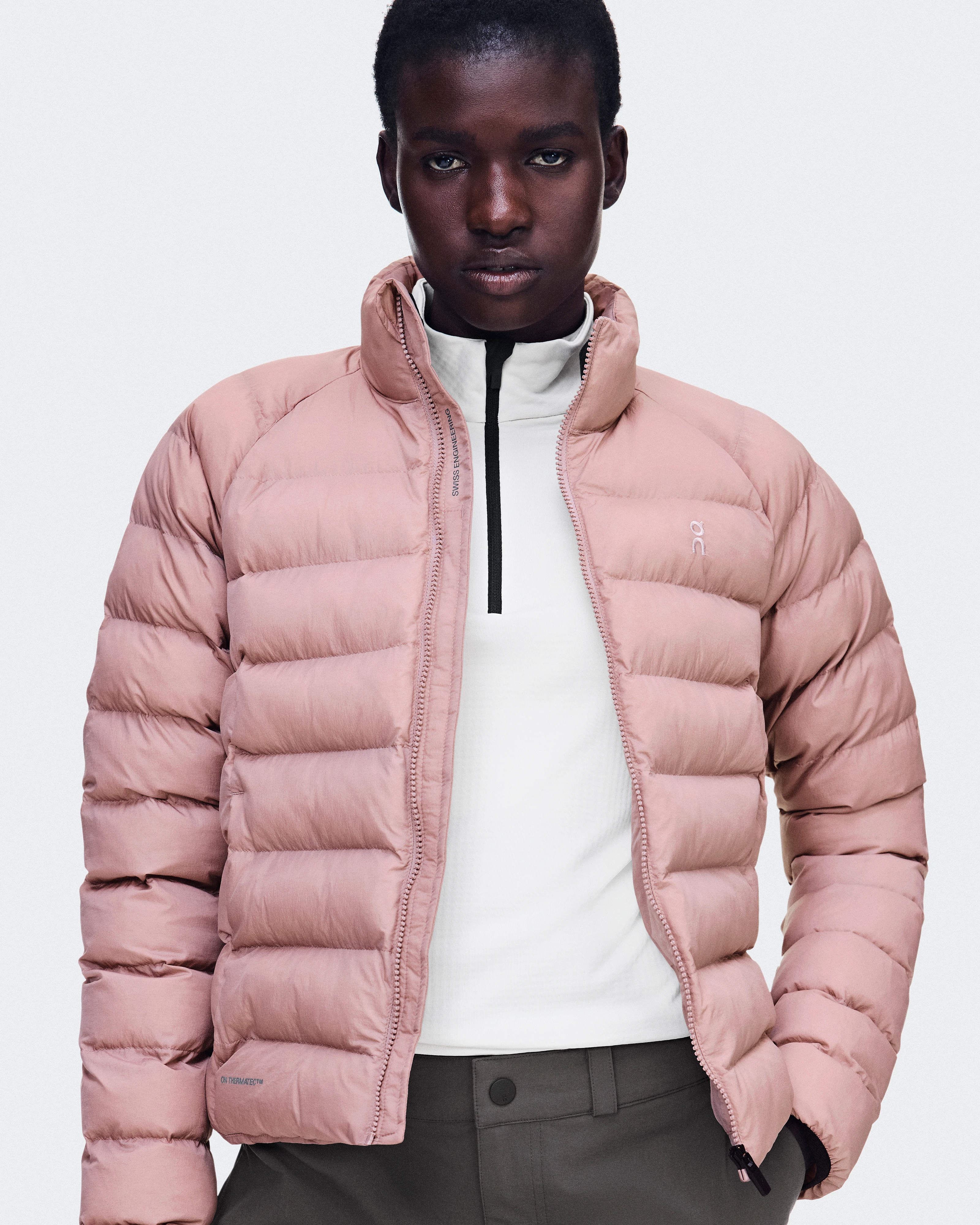 On Ascent Puffer Jacket Biscuit Femme Vestes