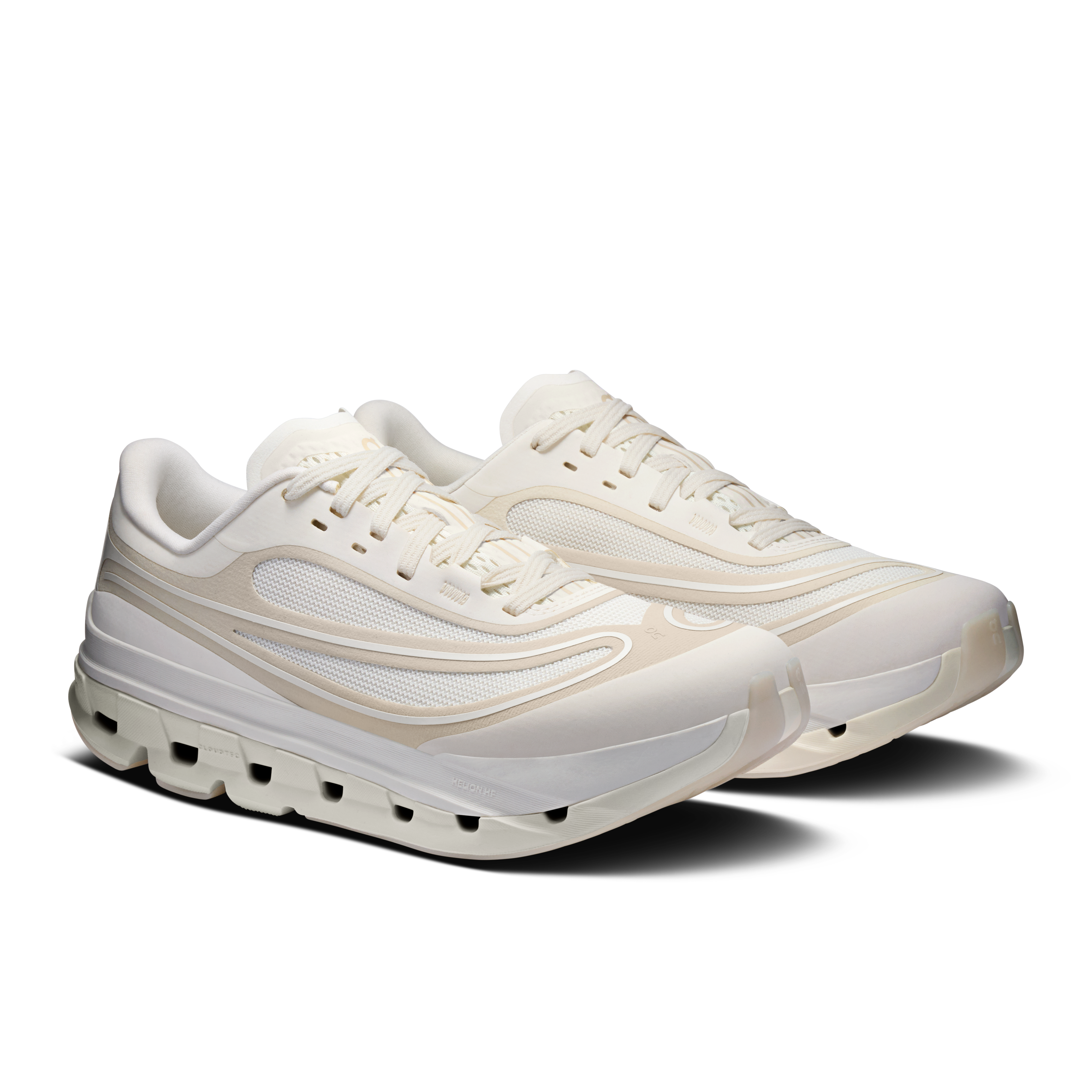 On Cloudflow 5 AD Ivory & Grain Femme Active Life Chaussures