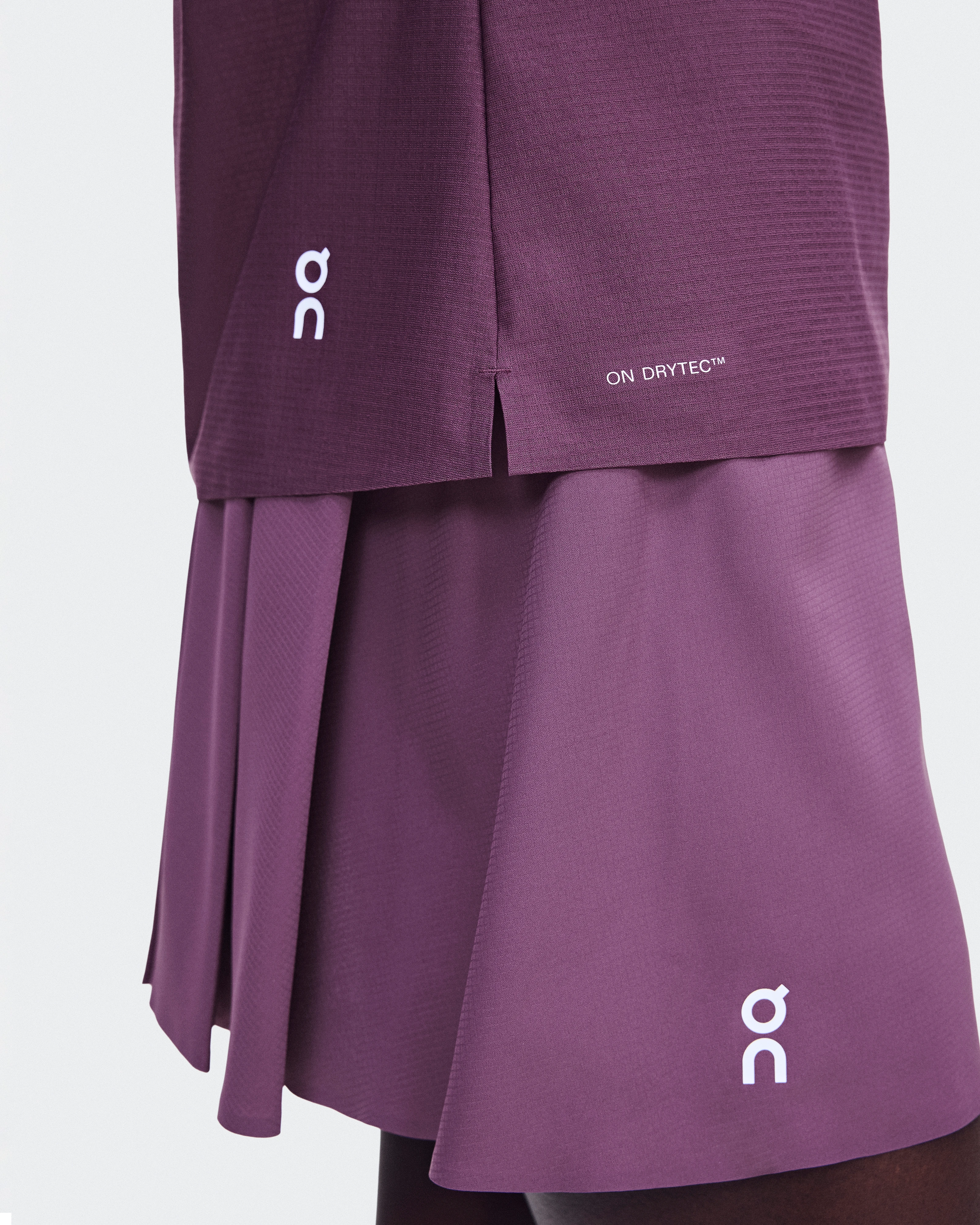 On Court Skirt Pleated Cassis Femme Jupes