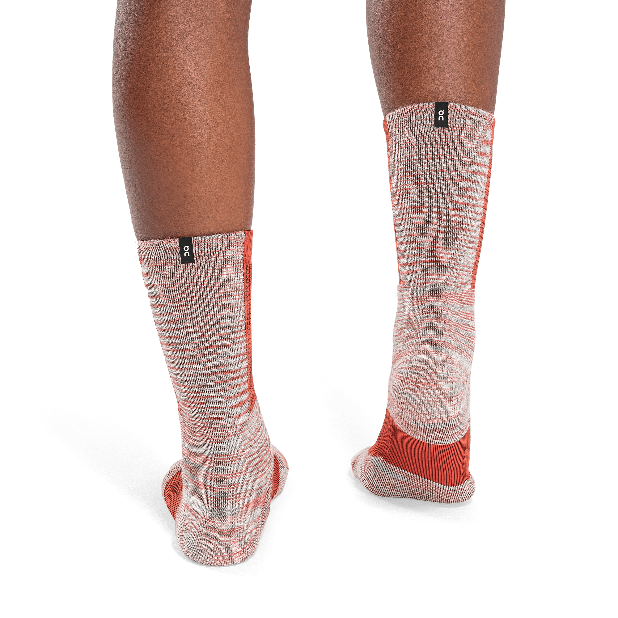 On Explorer Merino Sock Chili & Red Femme Chaussettes