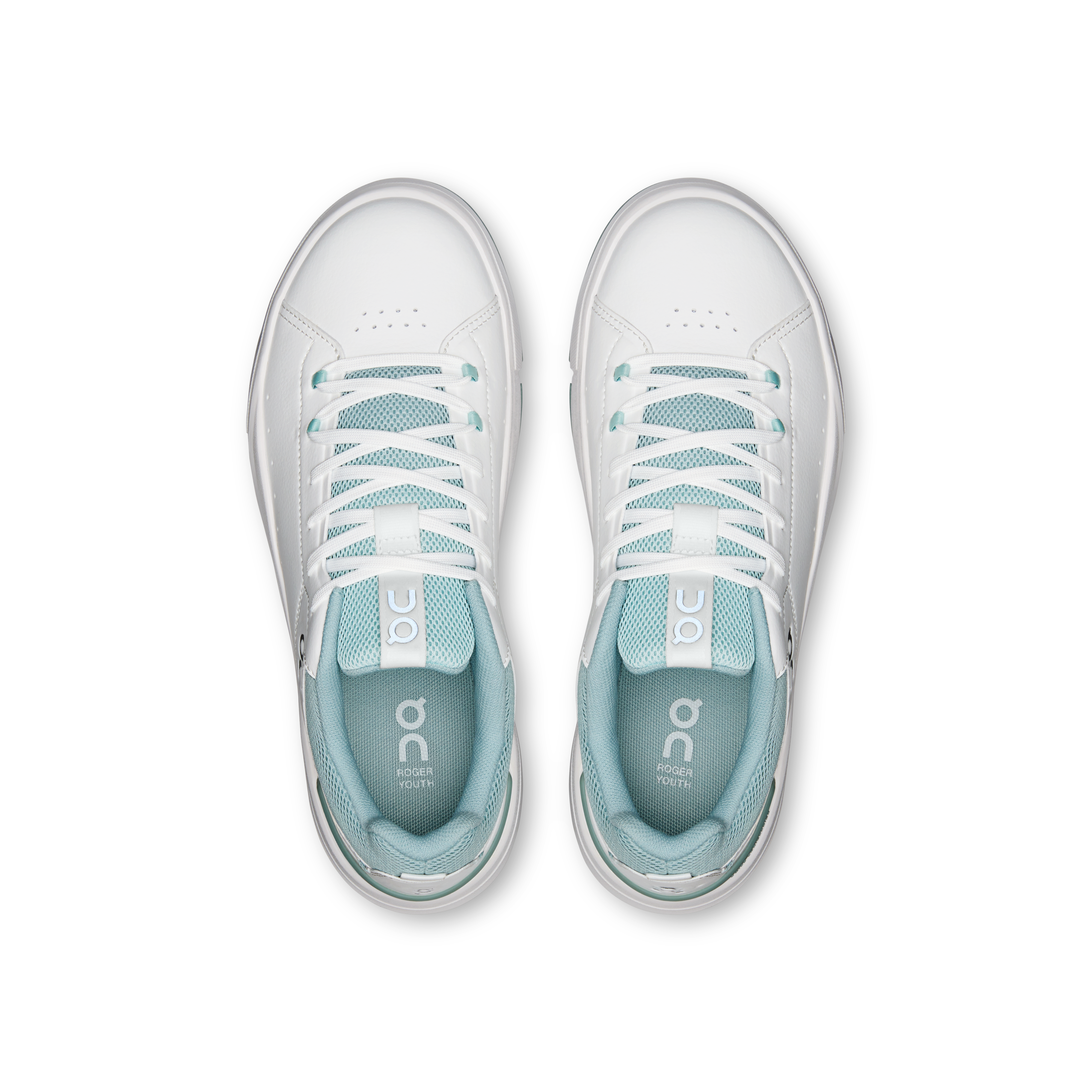 On THE ROGER Youth White & Brook Ados Tennis Chaussures