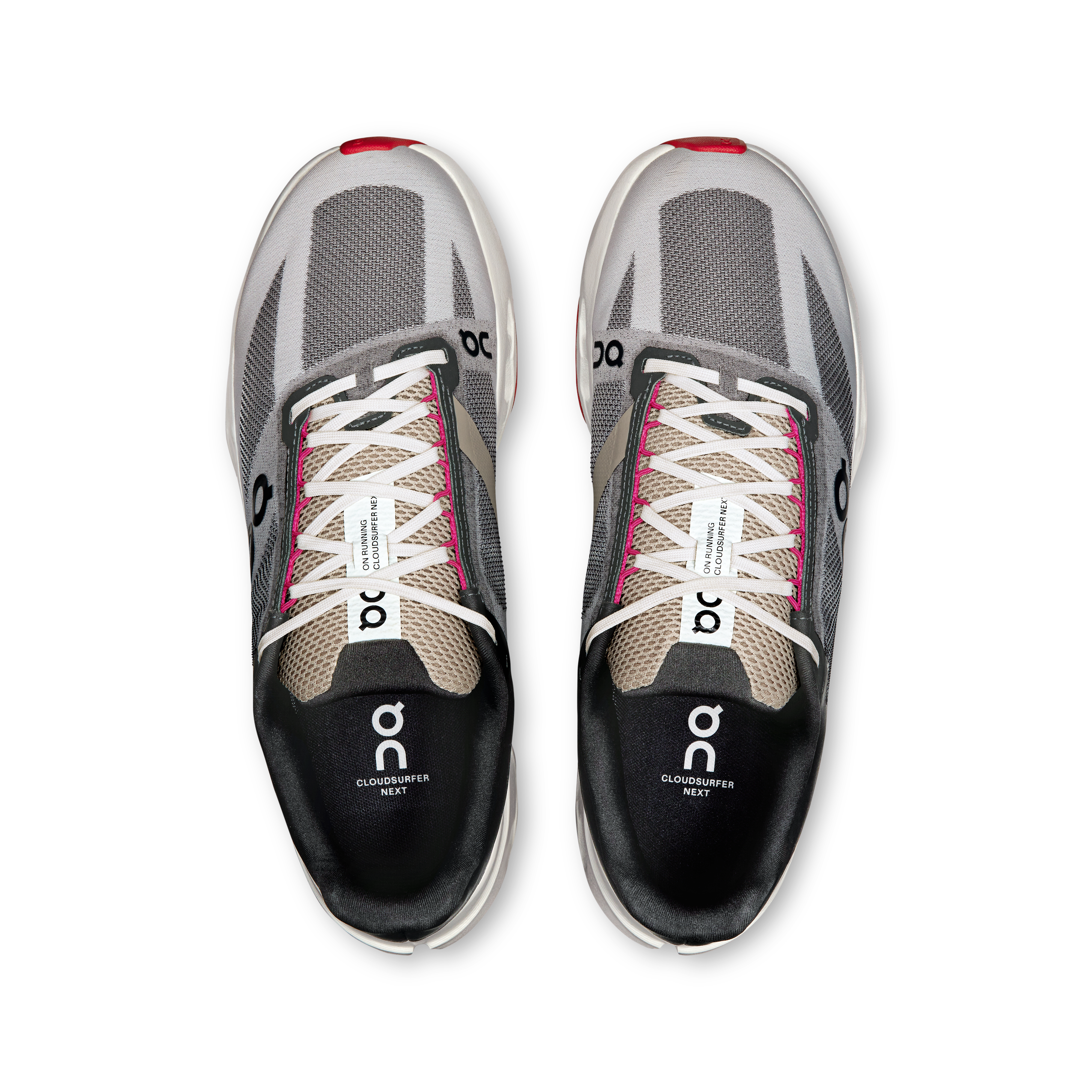 On Cloudsurfer Next Black & White Homme Running sur route Chaussures