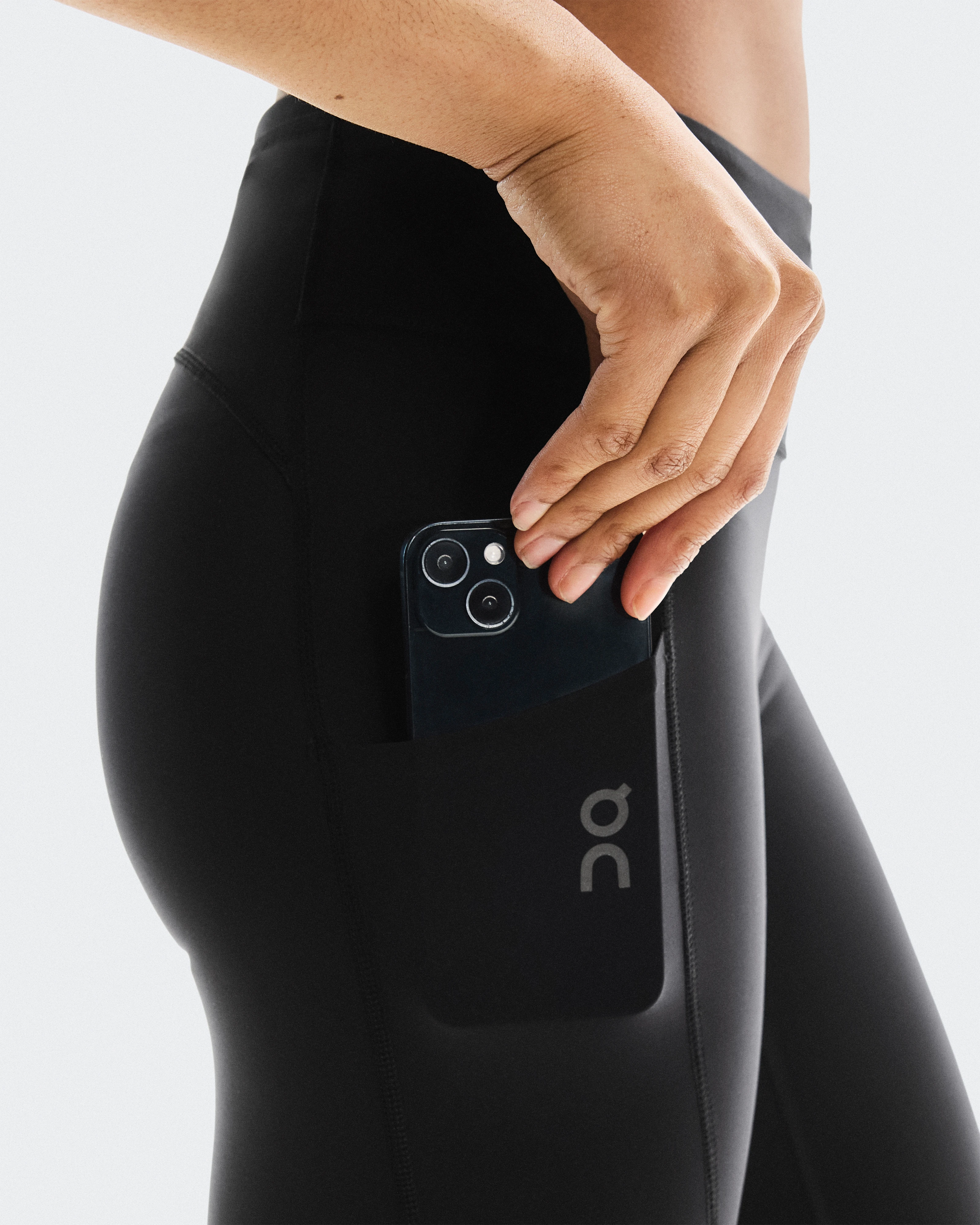 On Performance Tights 7/8 Black Femme Leggings