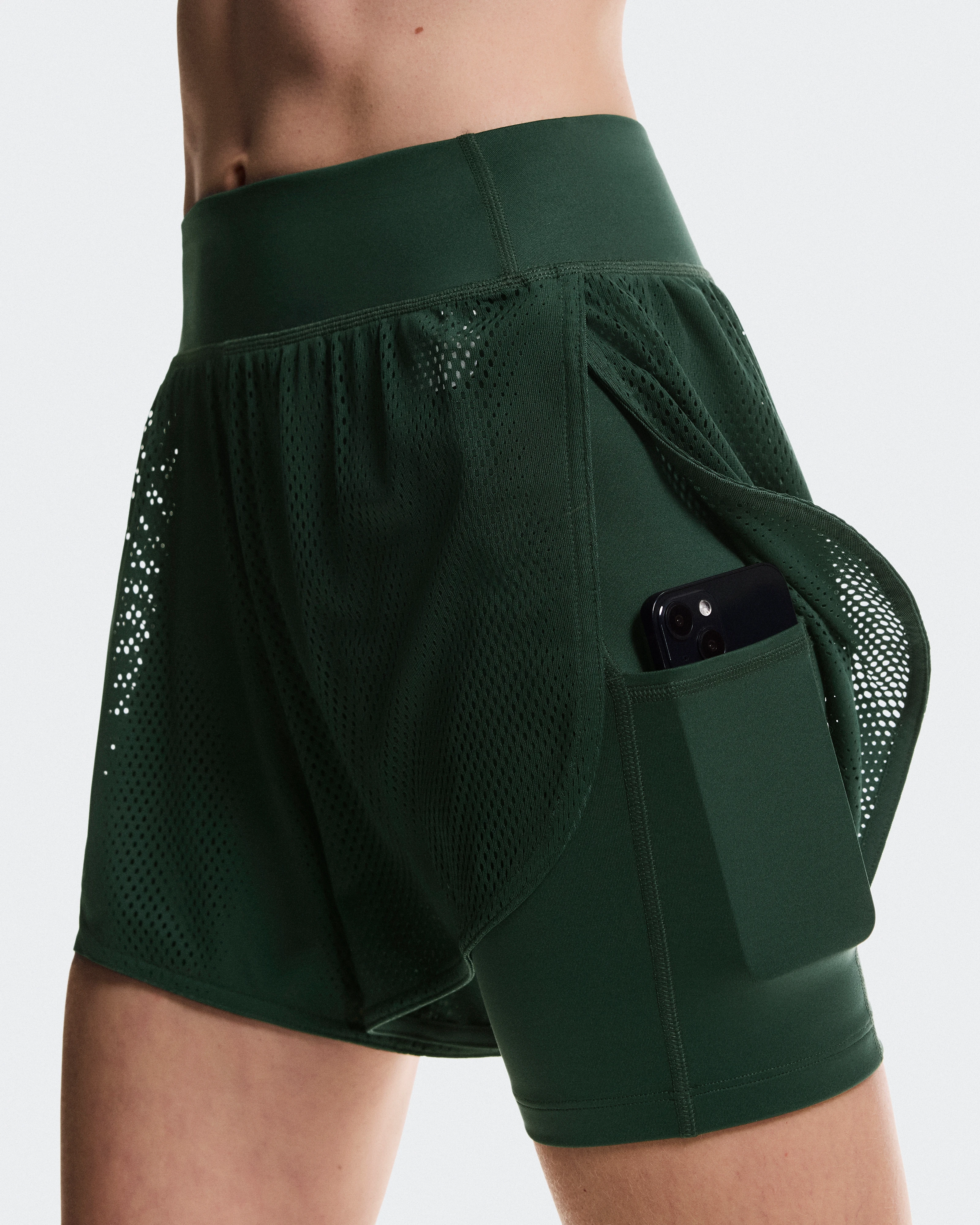 On Train Volt 2-in-1 Shorts Obsidian Femme Shorts