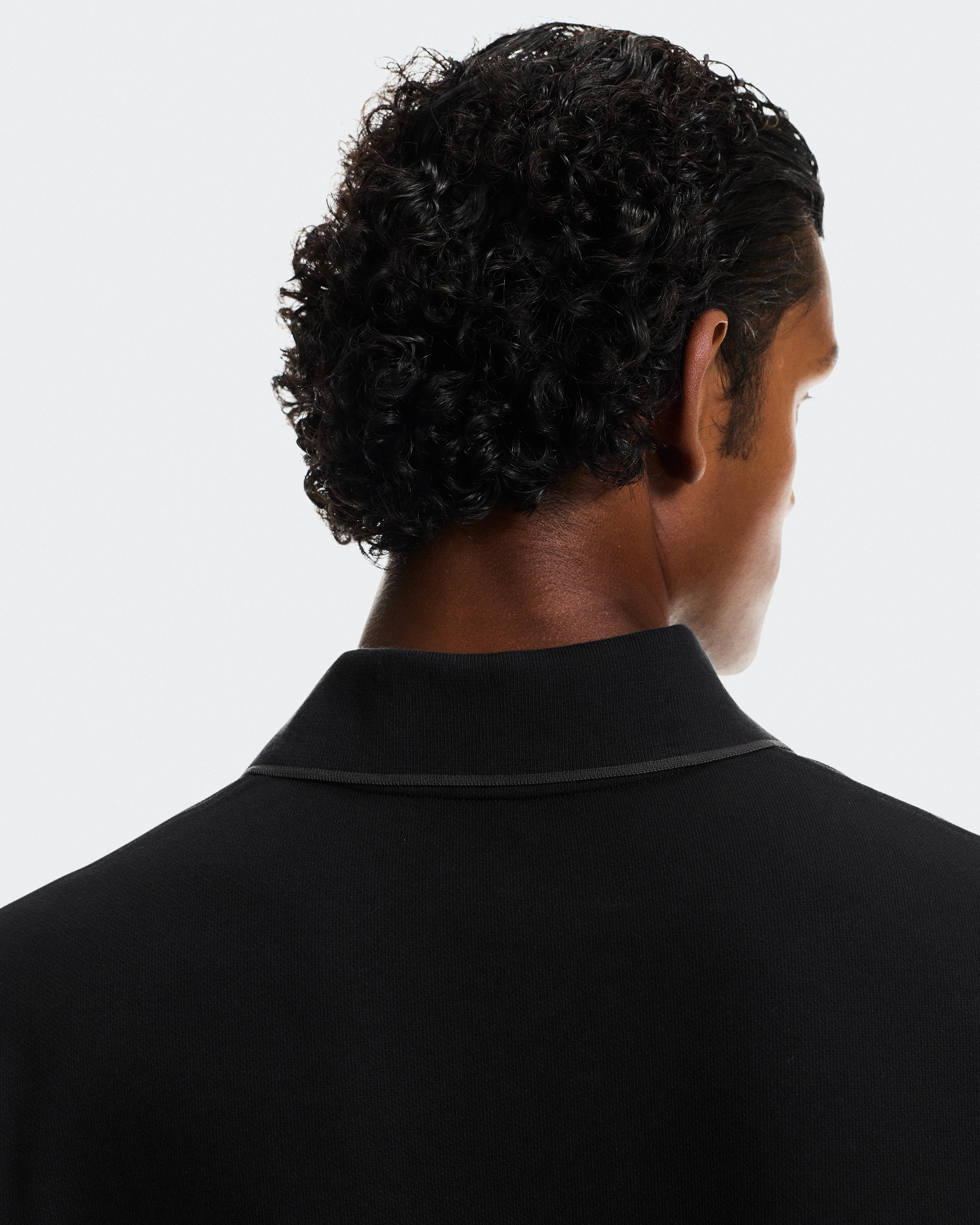 On Courtside Long-T Polo Black & Eclipse Homme Hauts et t-shirts
