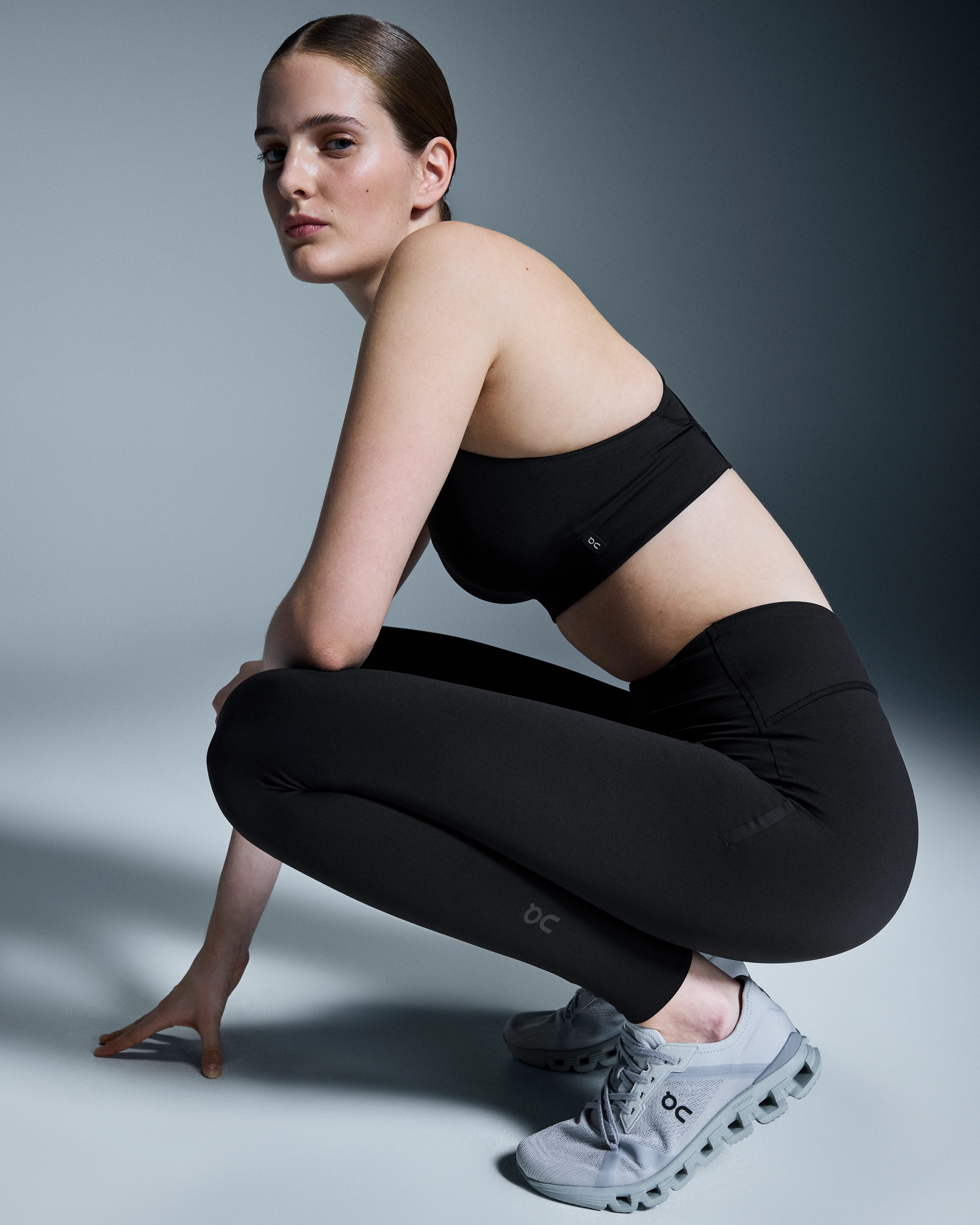 On Train Tights Black Femme Leggings