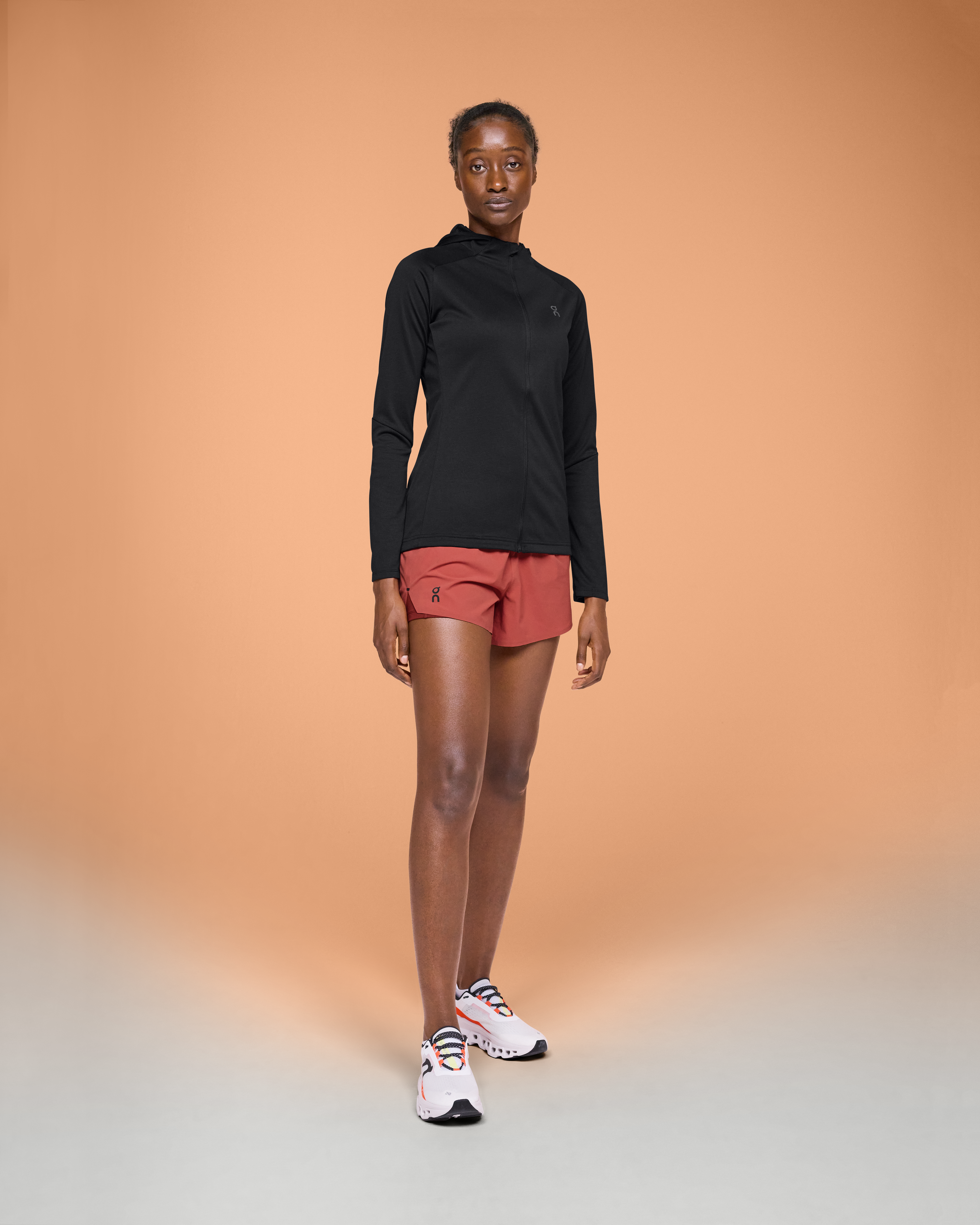 On Climate Zip Hoodie Black Femme Sweats à capuche et sweats