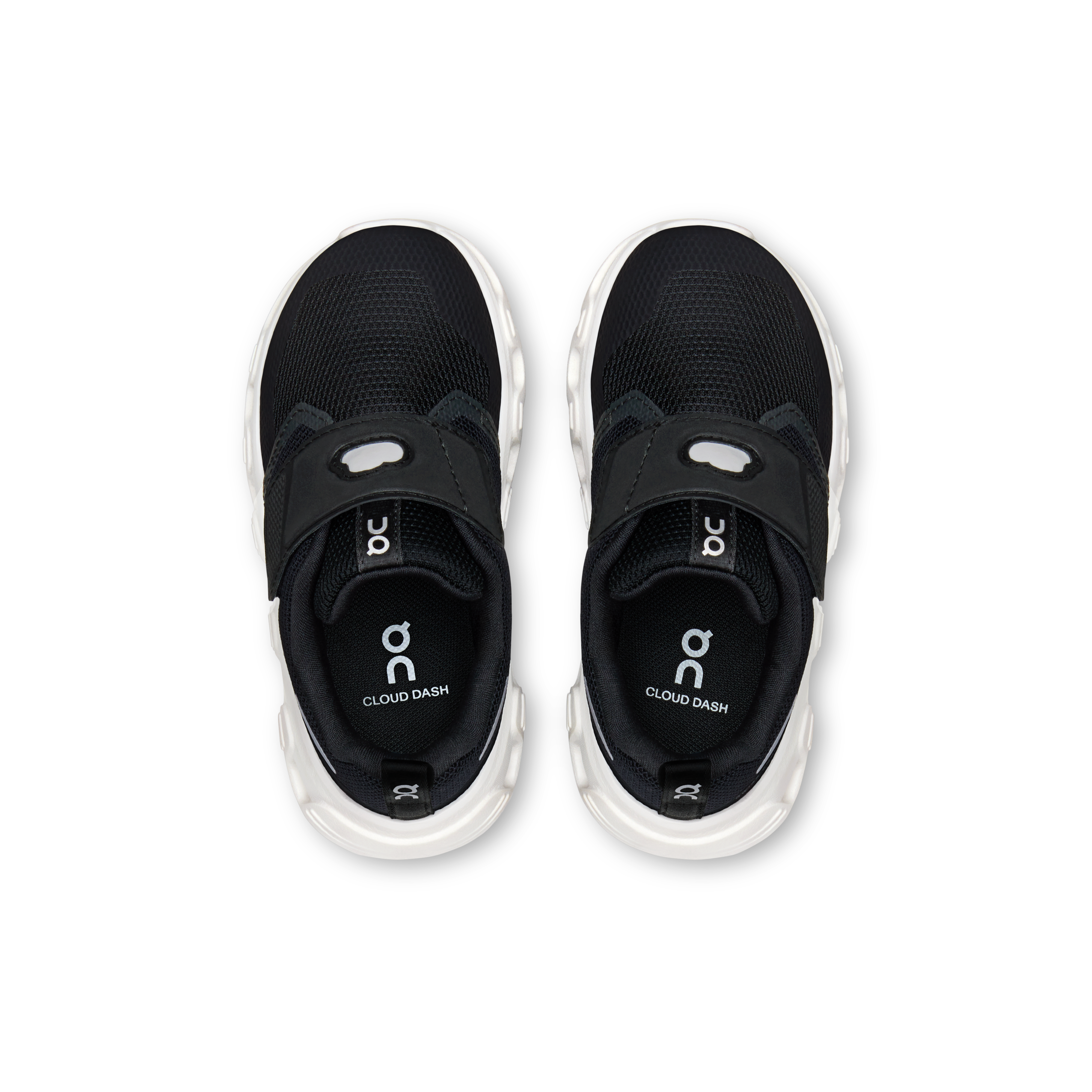 On Cloud Dash Black & White Unisexe Active Life Chaussures