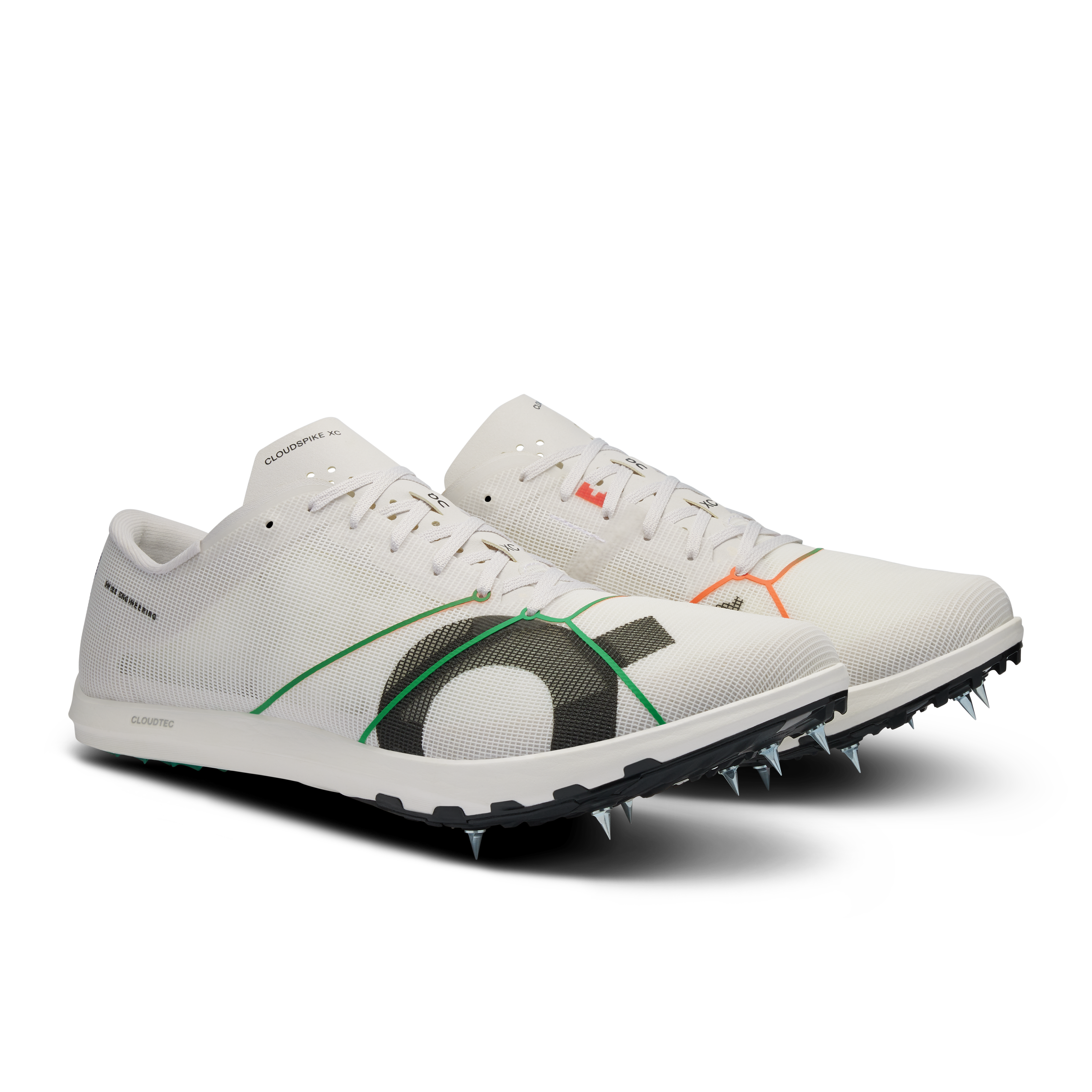 On Cloudspike XC Frost & White Homme Athlétisme Chaussures