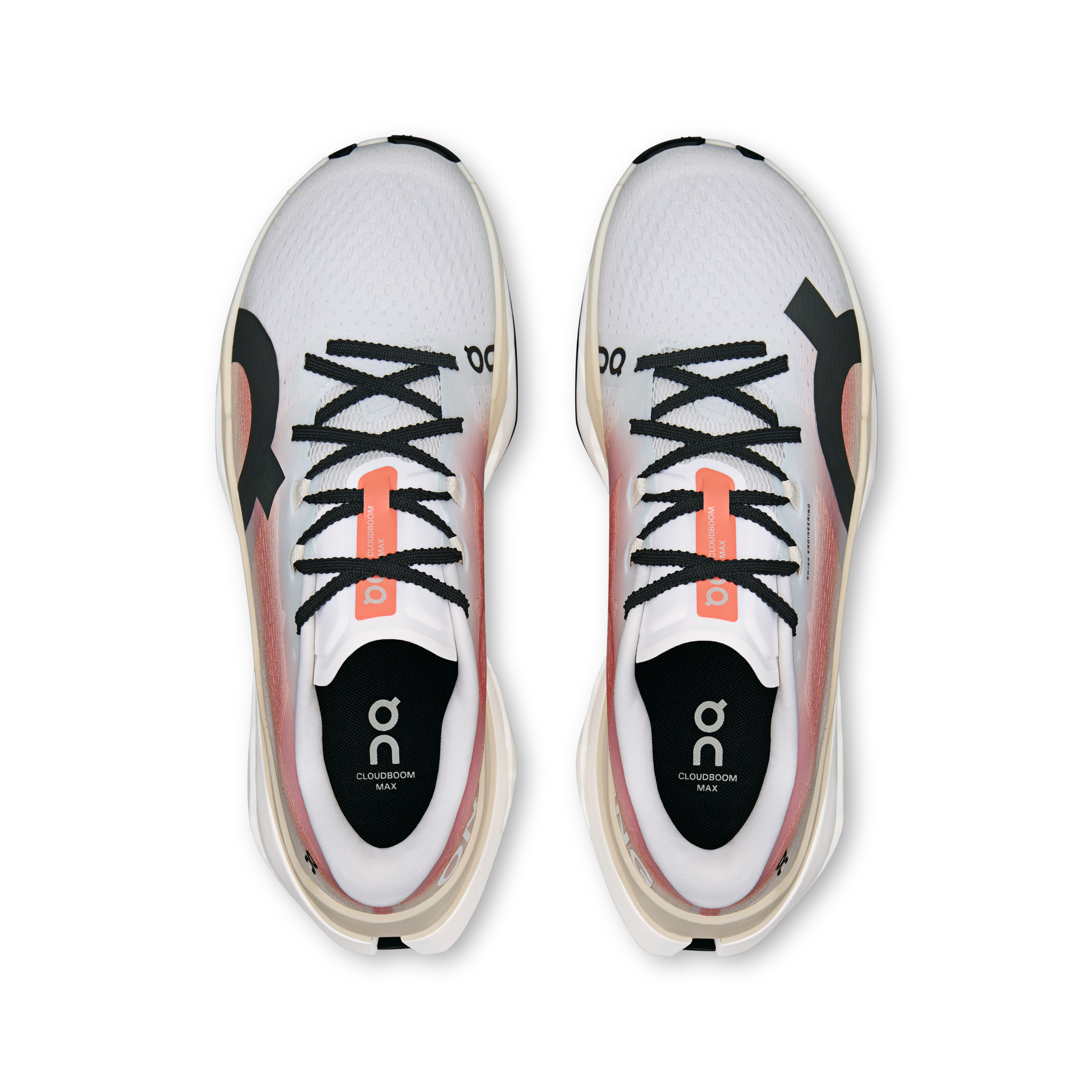 On Cloudboom Max White & Pearl Homme Running sur route Chaussures