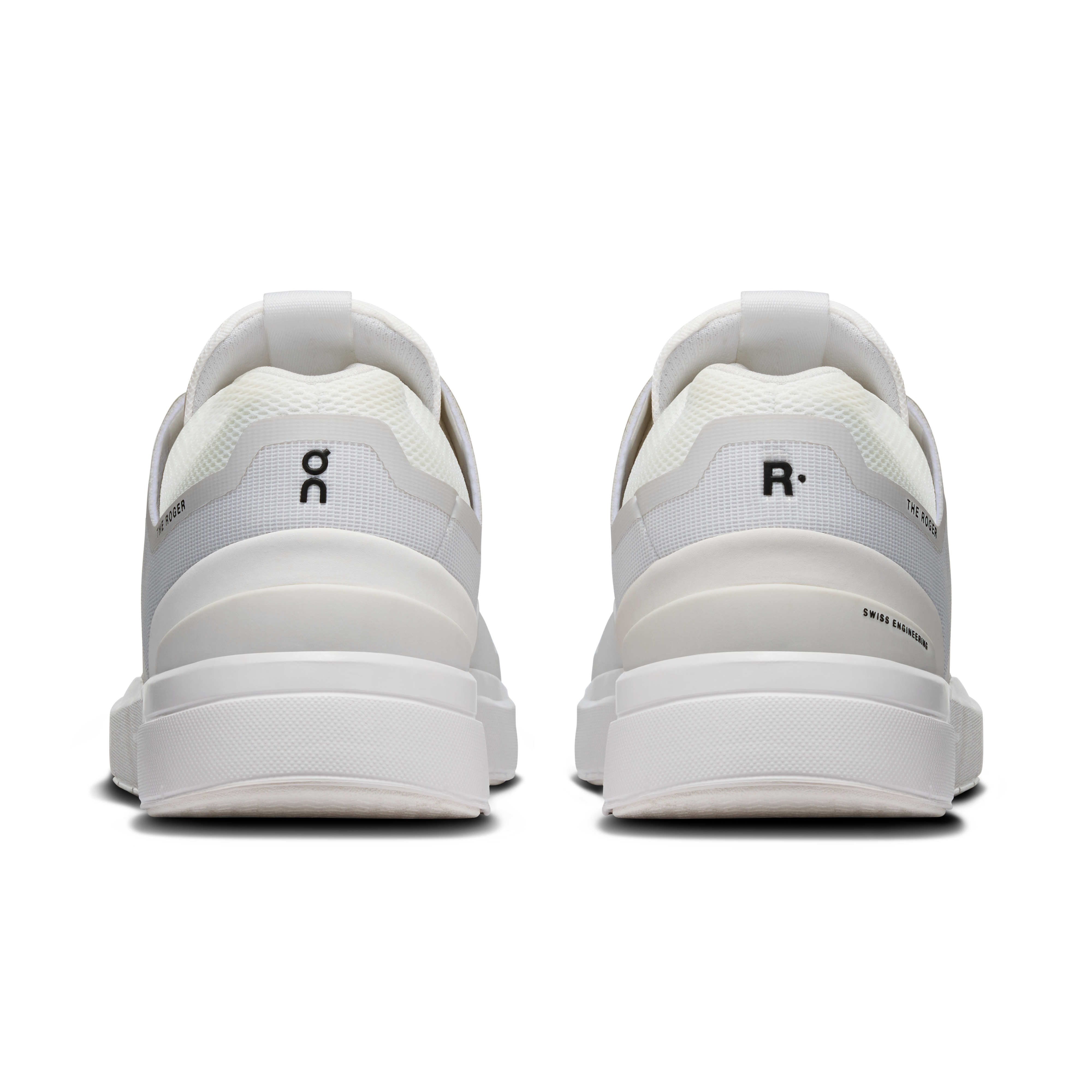 On THE ROGER Spin White & Black Femme Active Life Chaussures