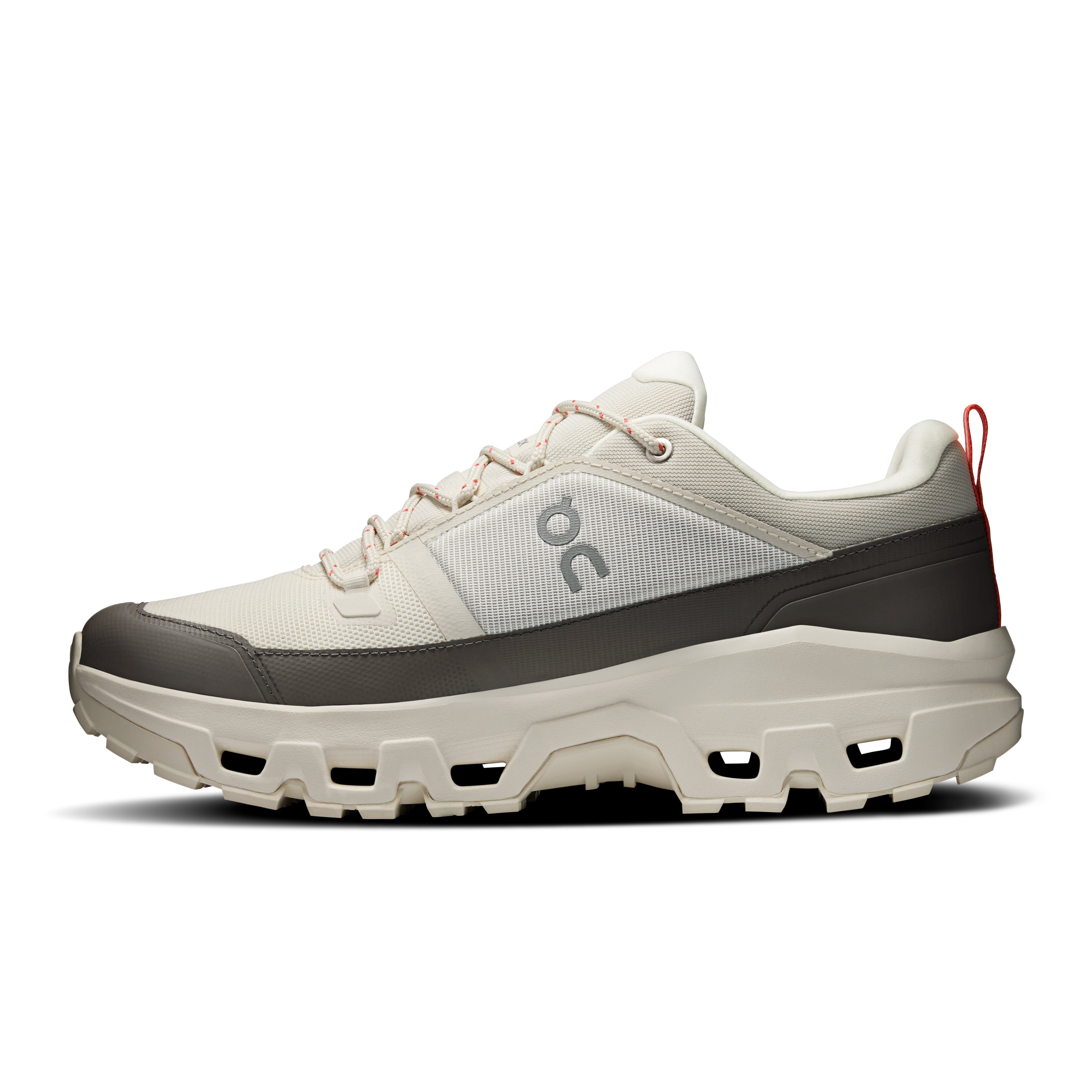 On Cloudrock Low Waterproof Ivory & Ivory Homme Randonnée Chaussures