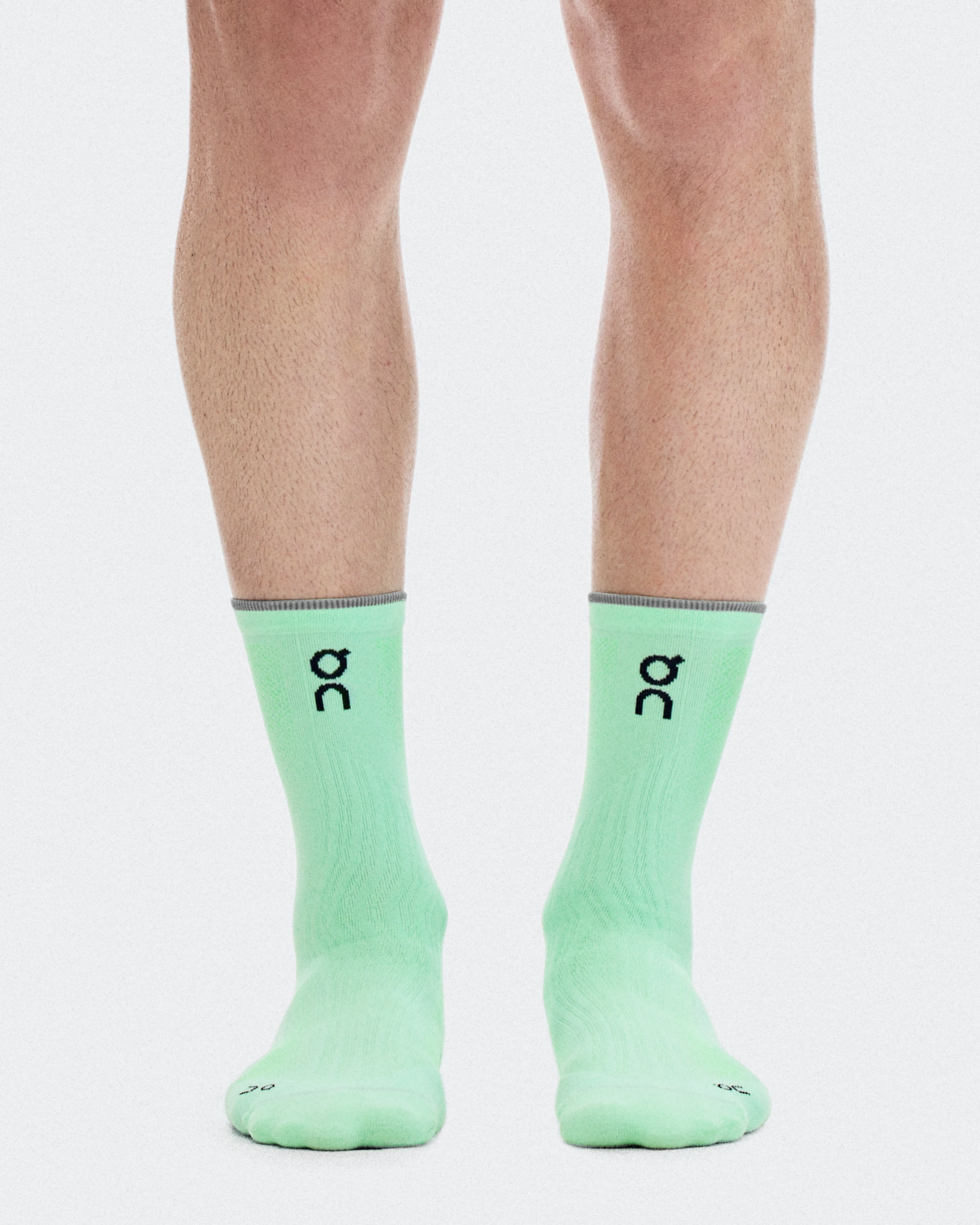 On Elite Run Sock High Hyper Celeste & Verdite Unisexe Chaussettes