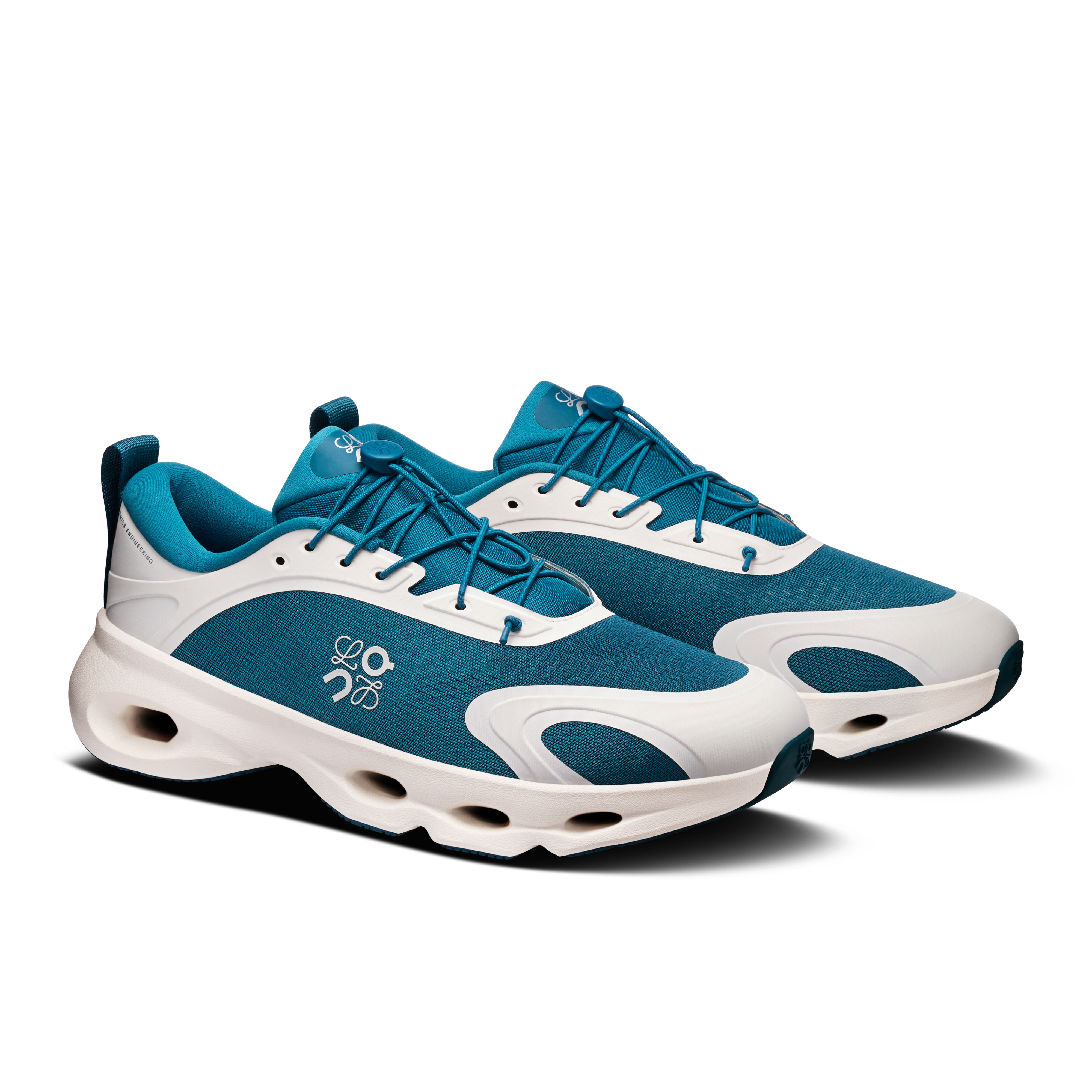 On Cloudsolo LOEWE Teal & Eggshell Homme Active Life Chaussures