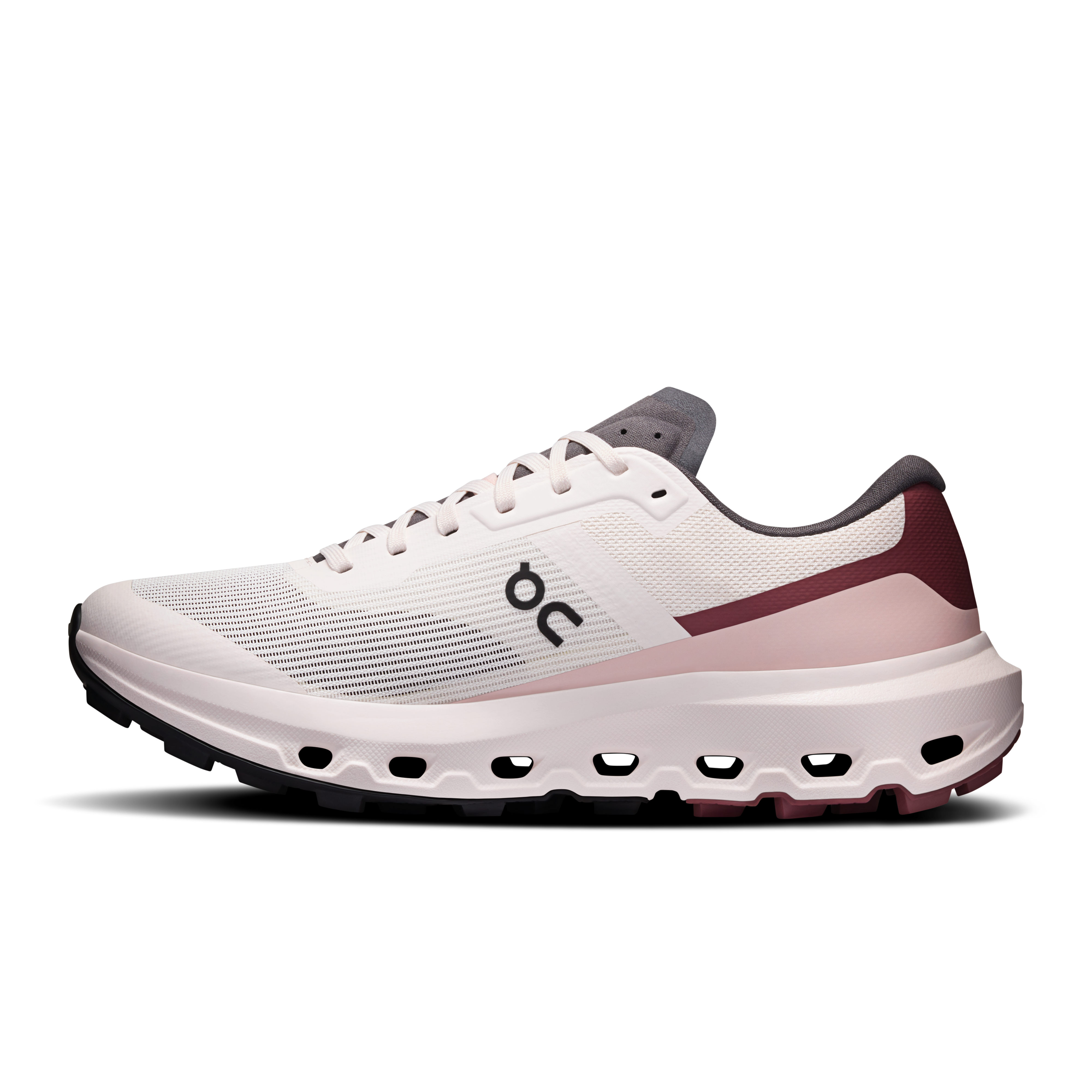 On Cloudvista 3 Oyster & Barberry Femme Running de trail Chaussures